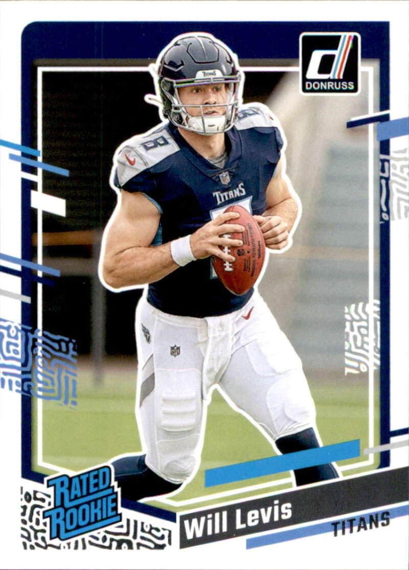 2023 Donruss #397 Will Levis Rated Rookie NM-MT RC Tennessee Titans NFL Football Trading Card - Perfect for Collectors, Fans & Fantasy Sports Enthusiasts