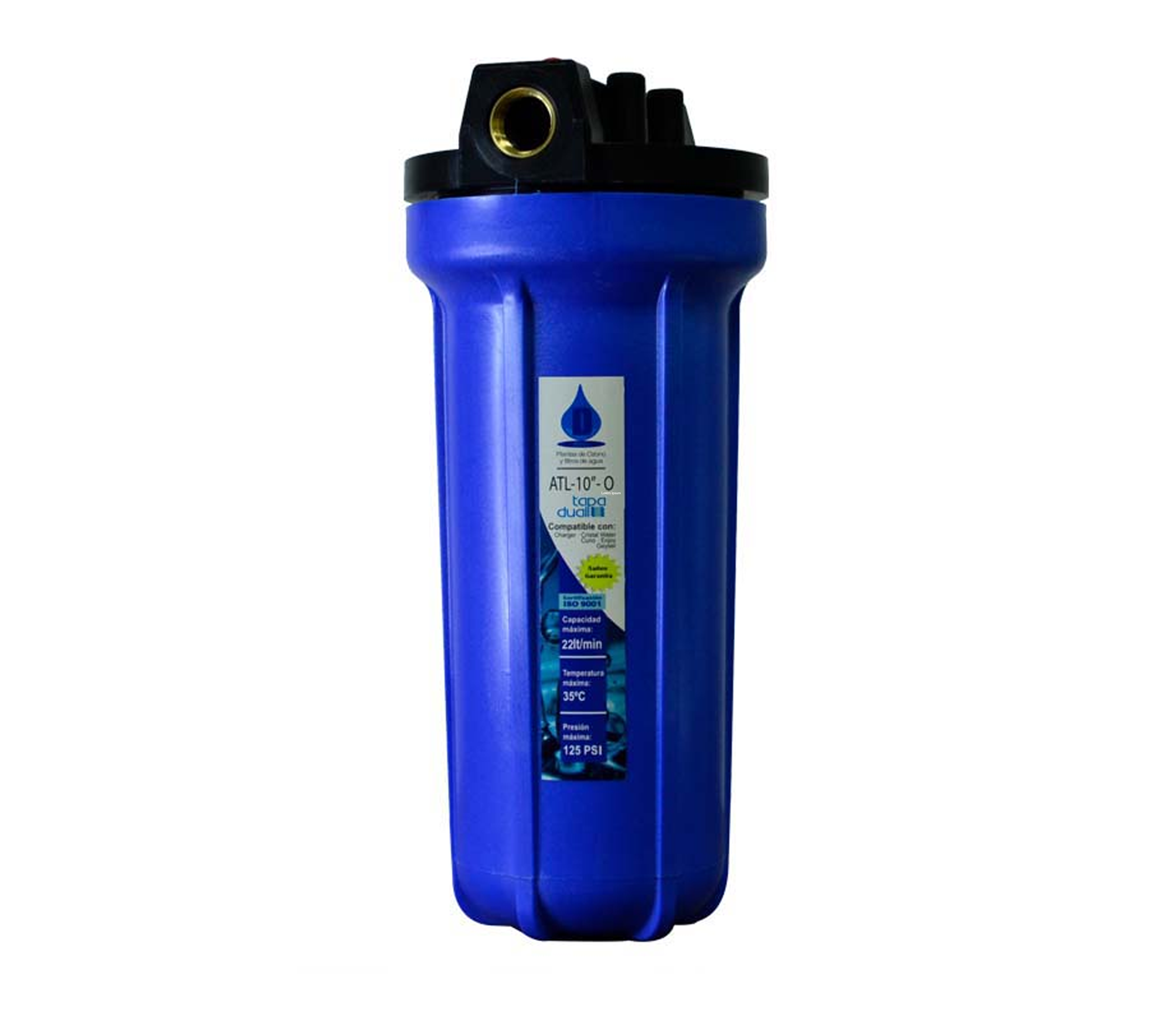Atlantis 10 Opaque Water Filter Cartridge - Replacement for Dispufil Systems | Perfect for Home, Office & Commercial Water Purification