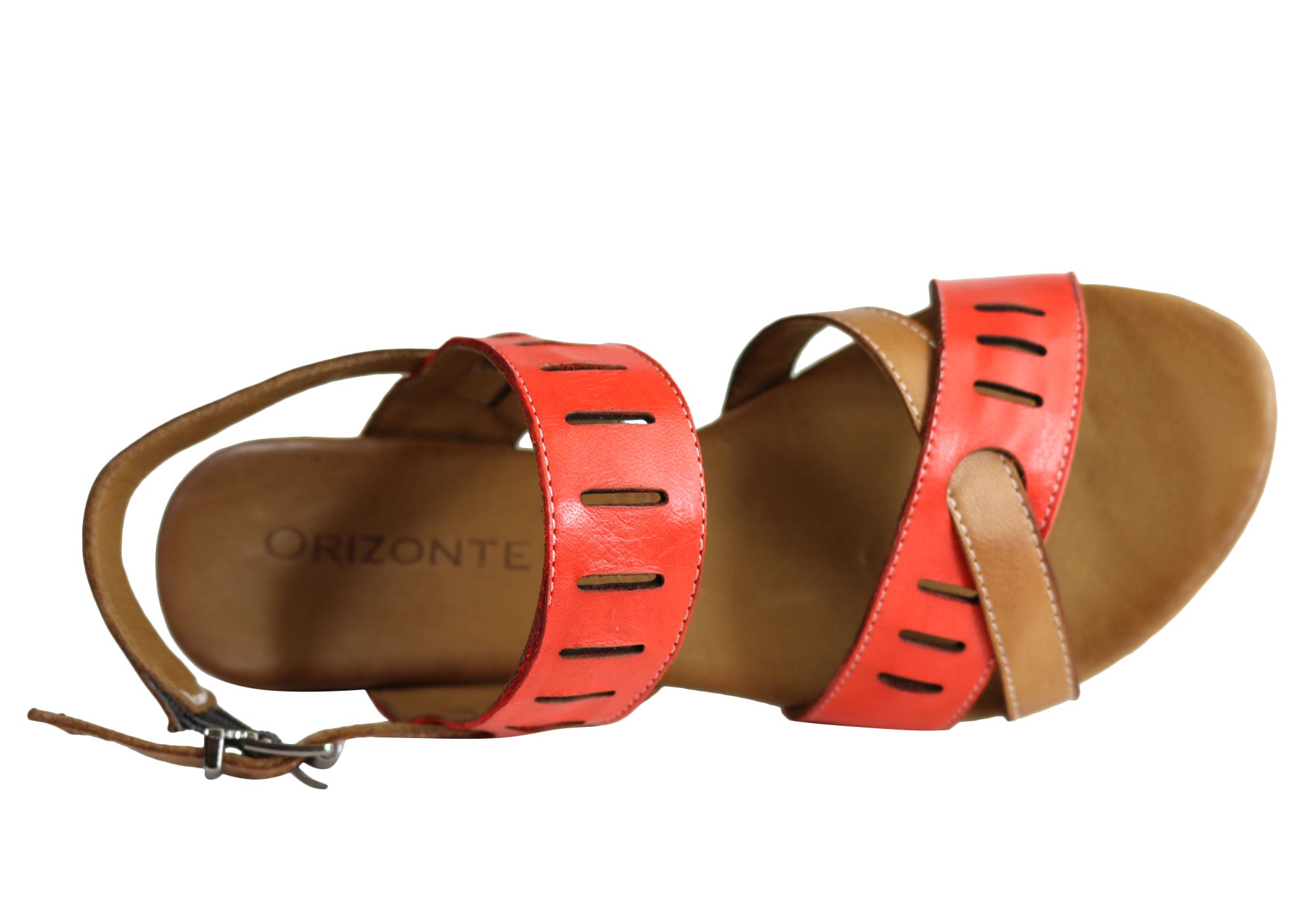 Orizonte Toto Women's European Leather Comfortable Flat Fashion Sandals - Stylish & Comfortable for Walking, Travel & Summer Outfits