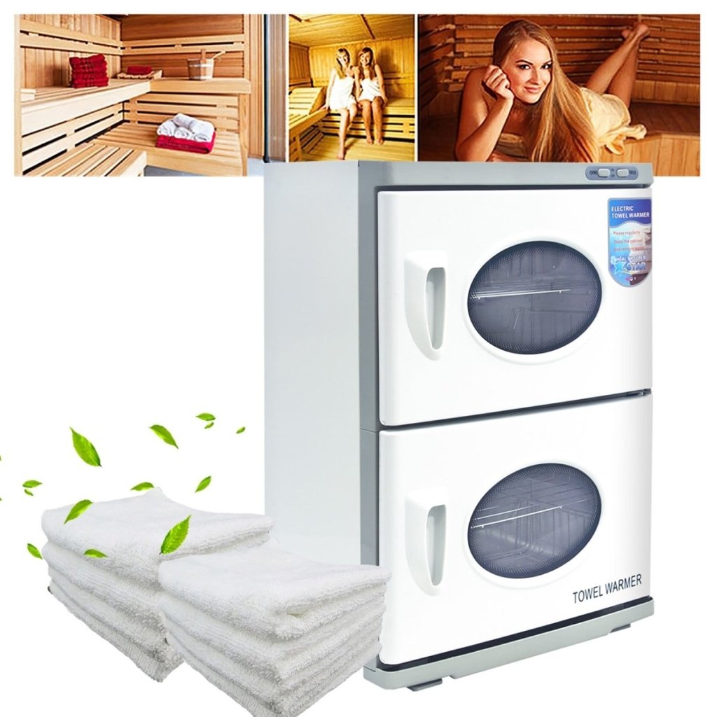 46L Large Capacity Hot Towel Warmer Cabinet with UV Sterilizer - Fast Heating, Energy Efficient - Perfect for Spas, Salons, and Home Luxury Bathrooms