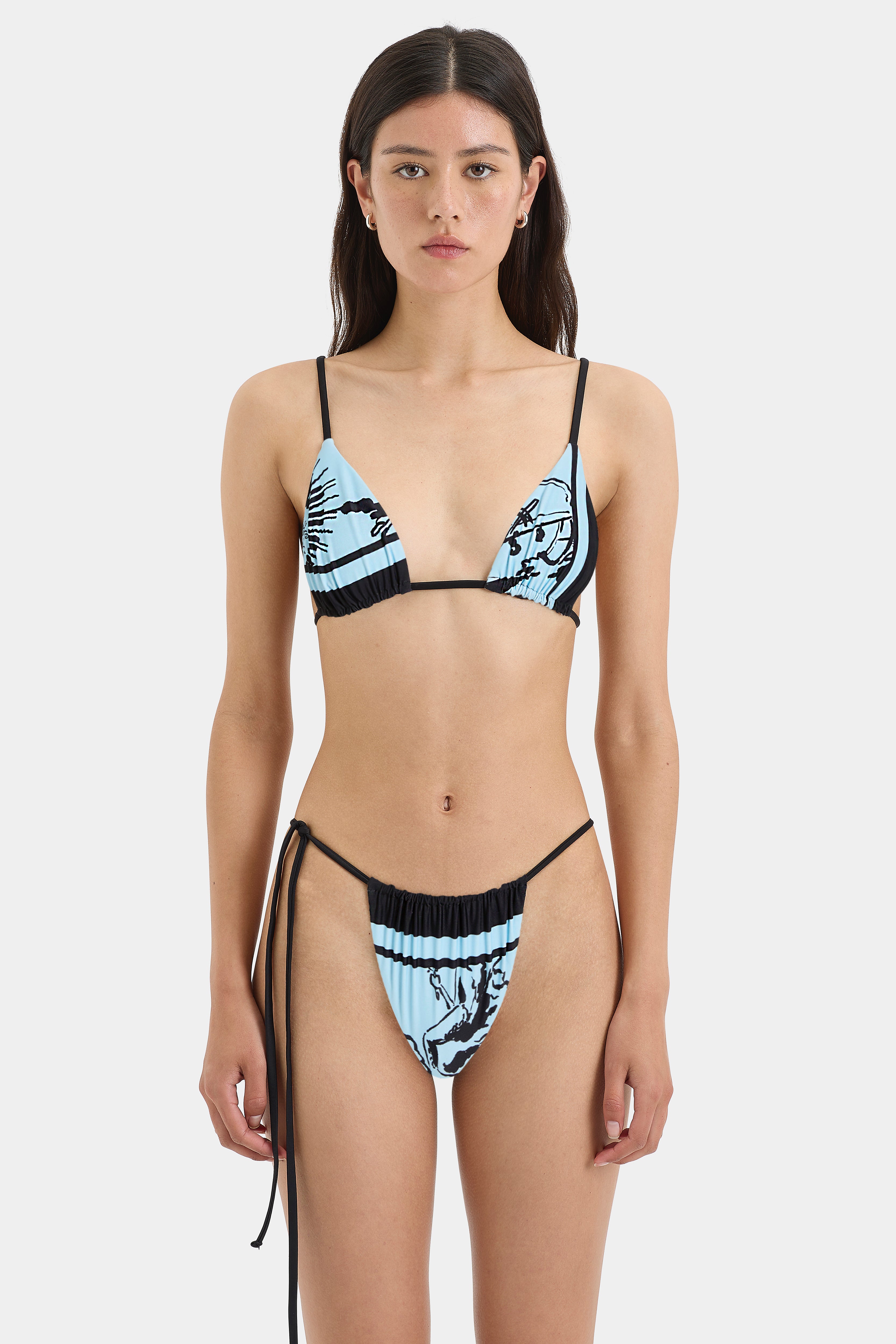 Sausalito String Triangle Top - Sexy Bikini Top for Women, Adjustable Straps & Comfortable Fit - Perfect for Beach, Pool, Summer Vacation & Swimwear Fashion