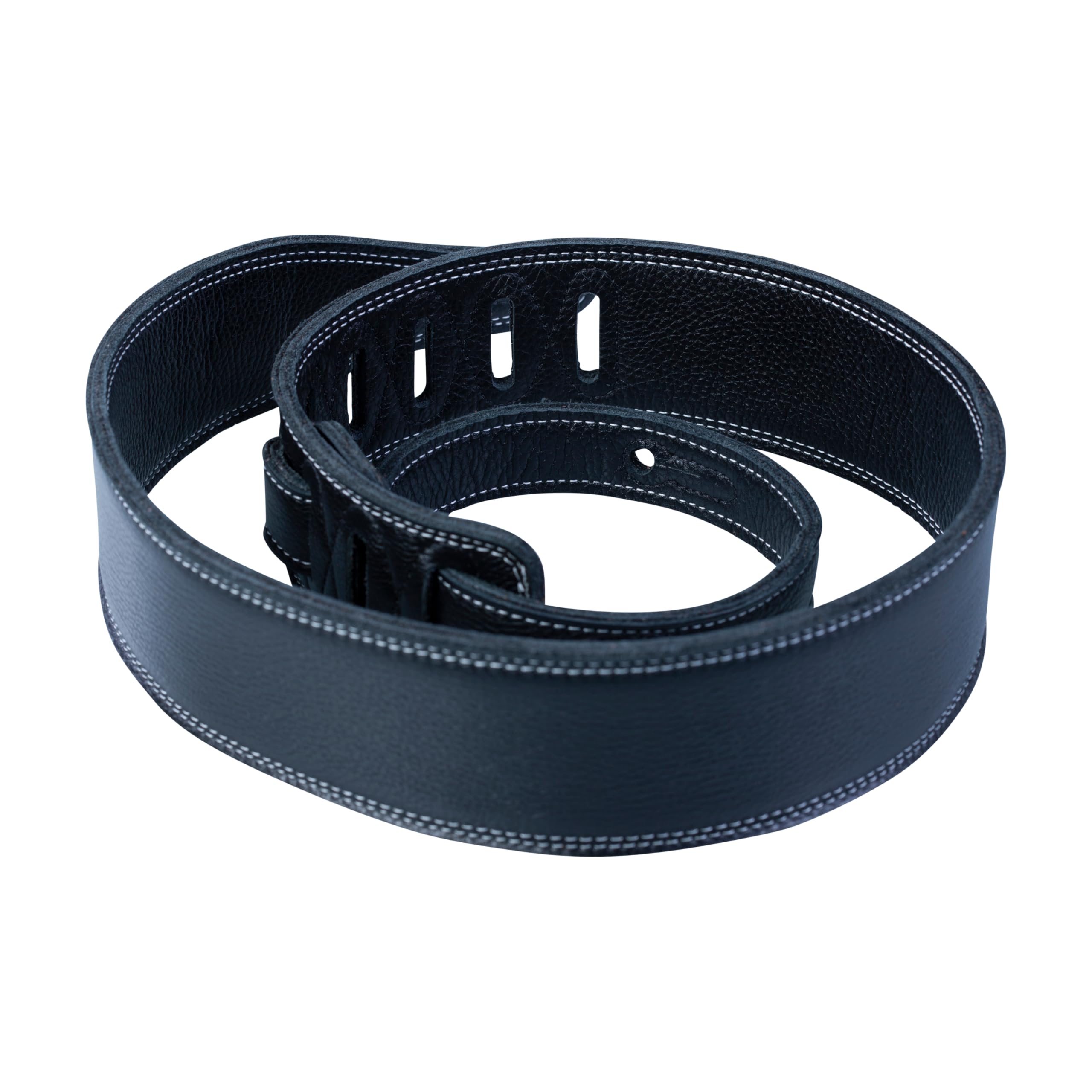 Levy's Leathers M17SS-BLK Super-Soft Electric Guitar Strap - Black | Premium Adjustable Shoulder Strap for Electric & Acoustic Guitars | Perfect for Live Performances & Studio Sessions