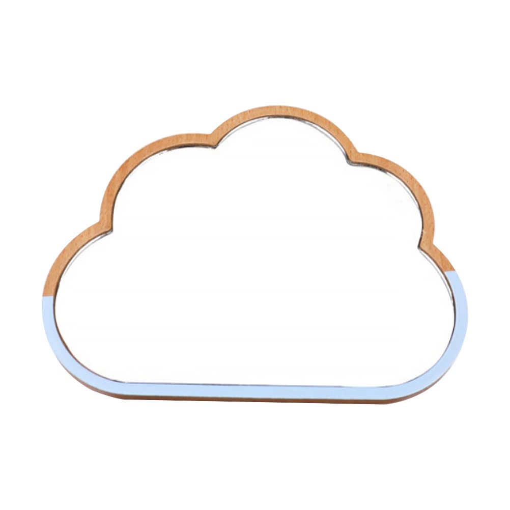 FOMIYES Cloud Shaped Vanity Mirror for Girls - 3D Desktop Makeup Mirror with Stand, Travel Cosmetic Mirror for Bedroom, Bathroom & Dorm Decor - Perfect for Makeup, Skincare & Travel Essentials