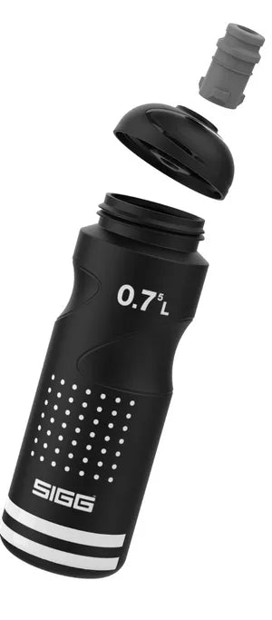 SIGG Pulsar SPORT 0.75L Water Bottle - BPA Free, Leak Proof, Lightweight & Durable for Hiking, Gym & Outdoor Activities | Black