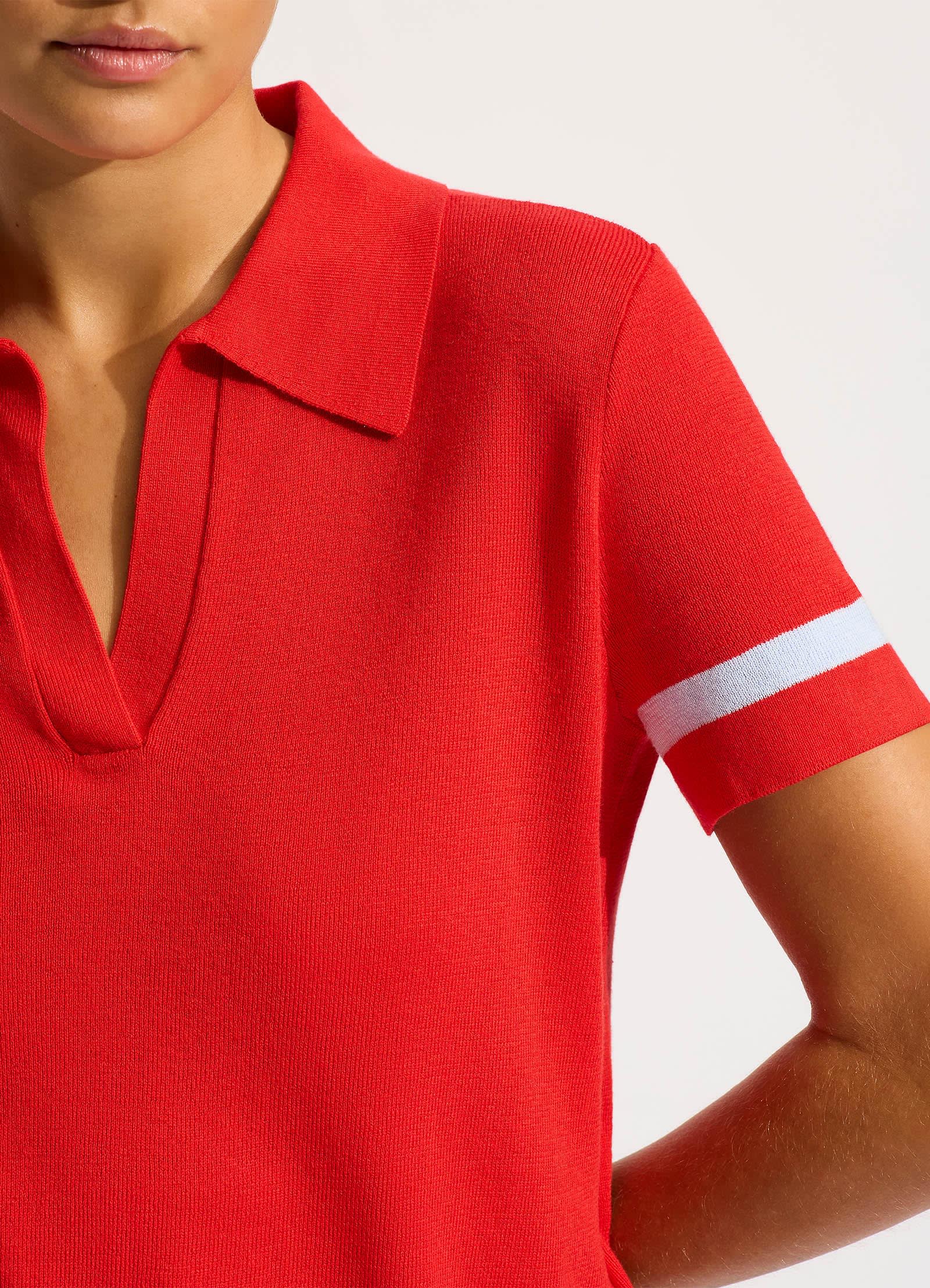 Men's Knit Polo Shirt with Flame Design - Comfortable Casual Short Sleeve Top for Golf, Work & Everyday Wear