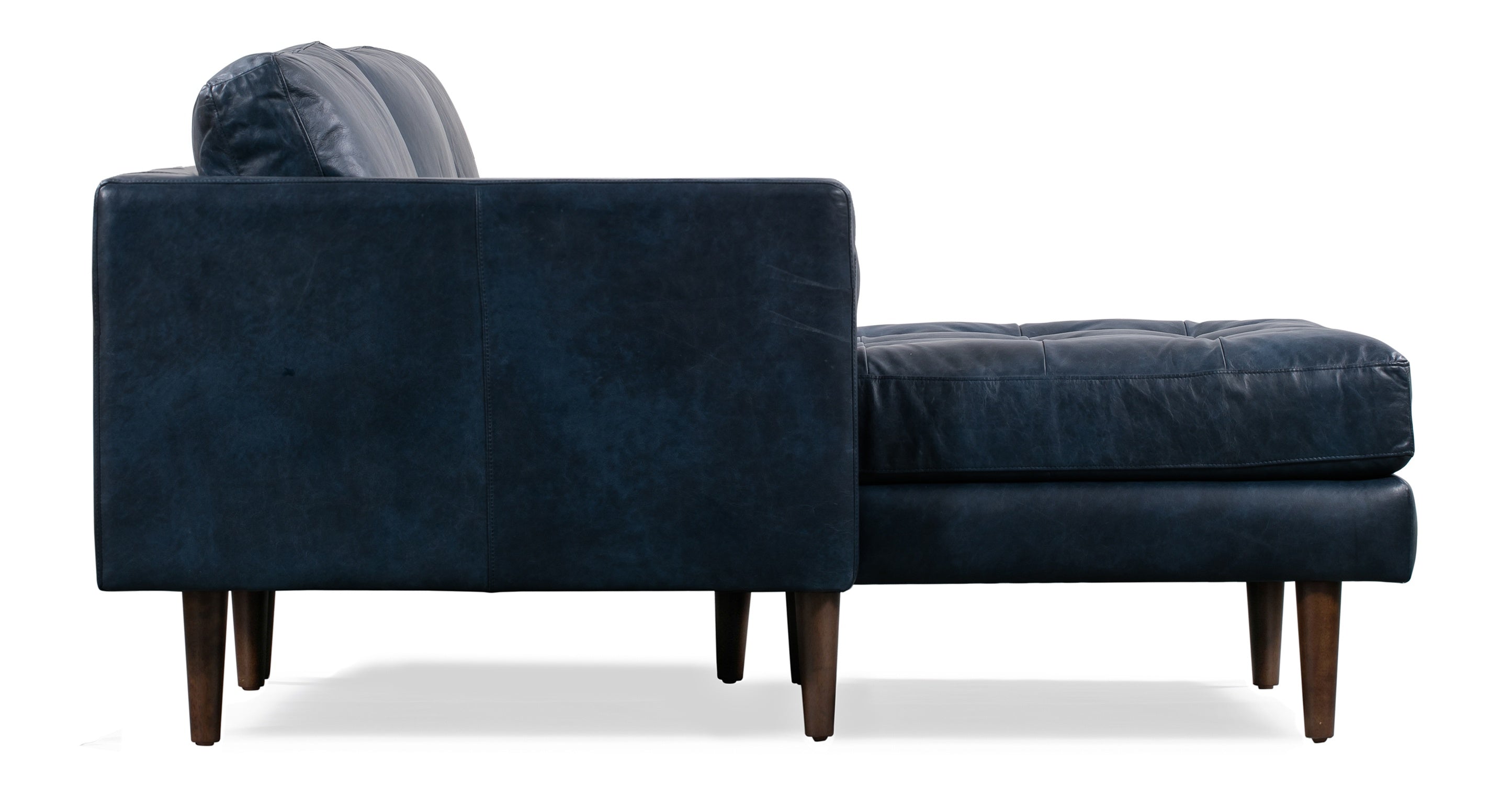 Napa Left Facing Sectional Sofa - Modern L-Shaped Couch with Reversible Chaise, Soft Fabric Upholstery for Living Room, Family Room & Home Theater Comfort