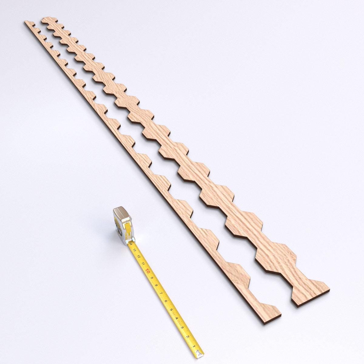 Adjustable Wood Slat Wall Kit for Home Decor - DIY Modern Wooden Wall Paneling for Living Room, Bedroom & Office - Easy Installation & Customizable Design