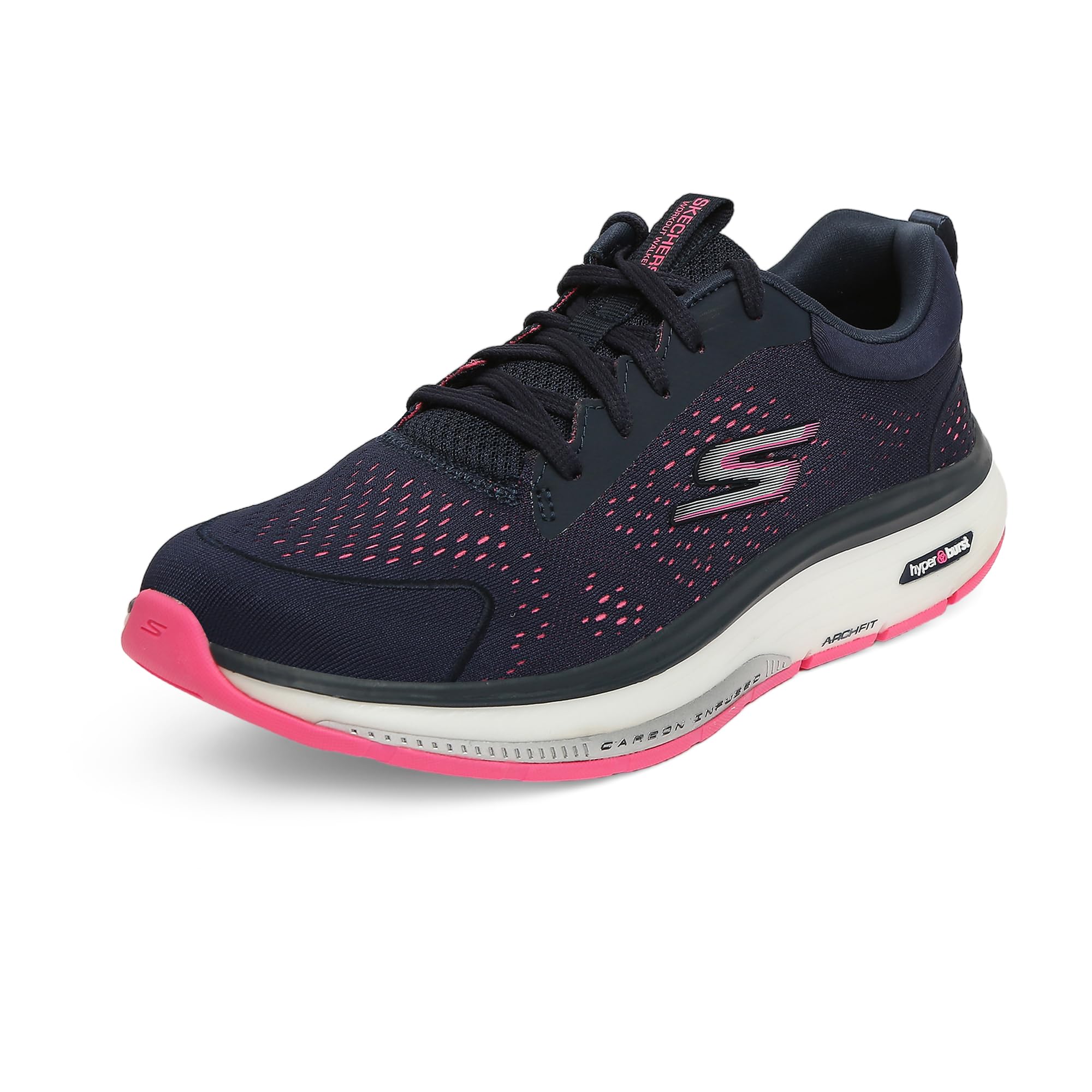 Skechers Women's Go Walk Workout Walker Outpace Sneaker - Lightweight Walking Shoes for Women with Arch Support - Perfect for Workouts, Walking, and Everyday Comfort