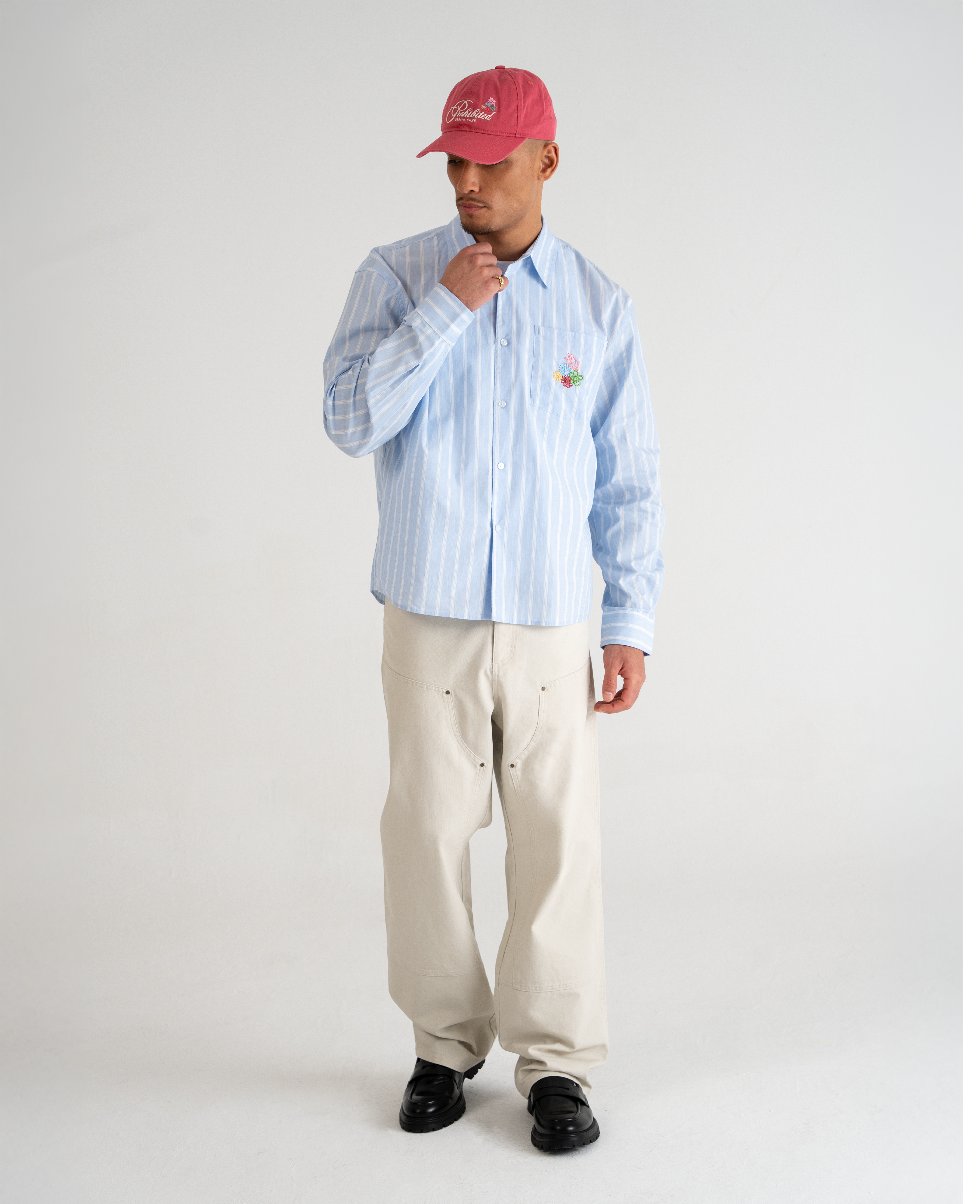 Premium SoHo Dress Shirt for Men - Horizon Blue Business Casual Shirt | Office Wear, Formal Events & Professional Meetings