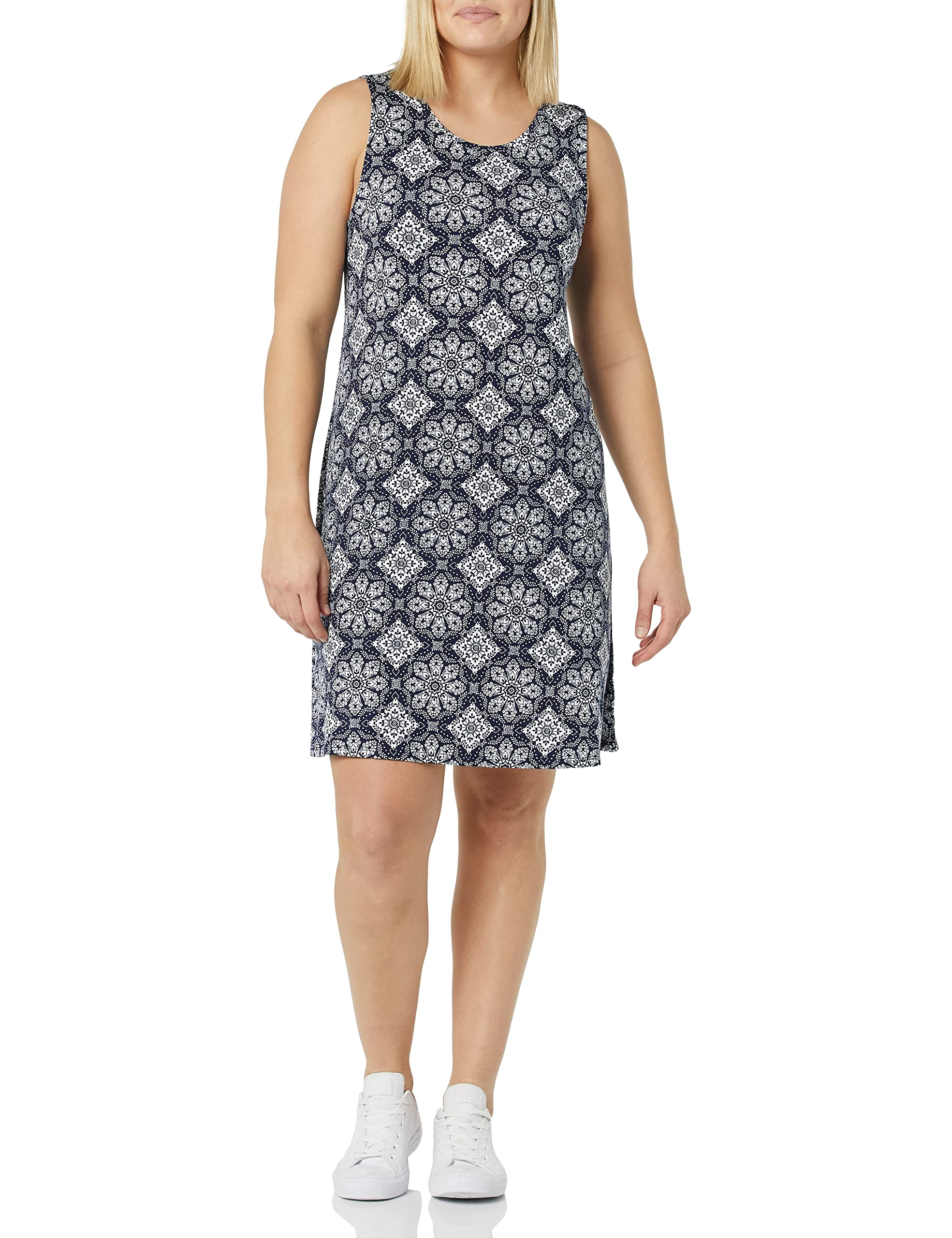 Amazon Essentials Women's Tank Swing Dress - Flowy Casual Summer Dress for Women, Plus Size Options - Perfect for Beach, Vacation, and Everyday Wear