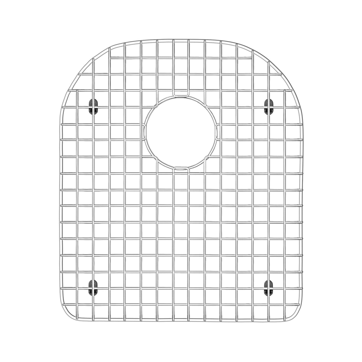 Whitehaus WHN1618G Stainless Steel Sink Grid - Durable Kitchen Sink Protector for 16x18 Inch Drop-In Sinks | Rust-Resistant & Scratch-Proof | Perfect for Dishwashing, Food Prep & Kitchen Organization