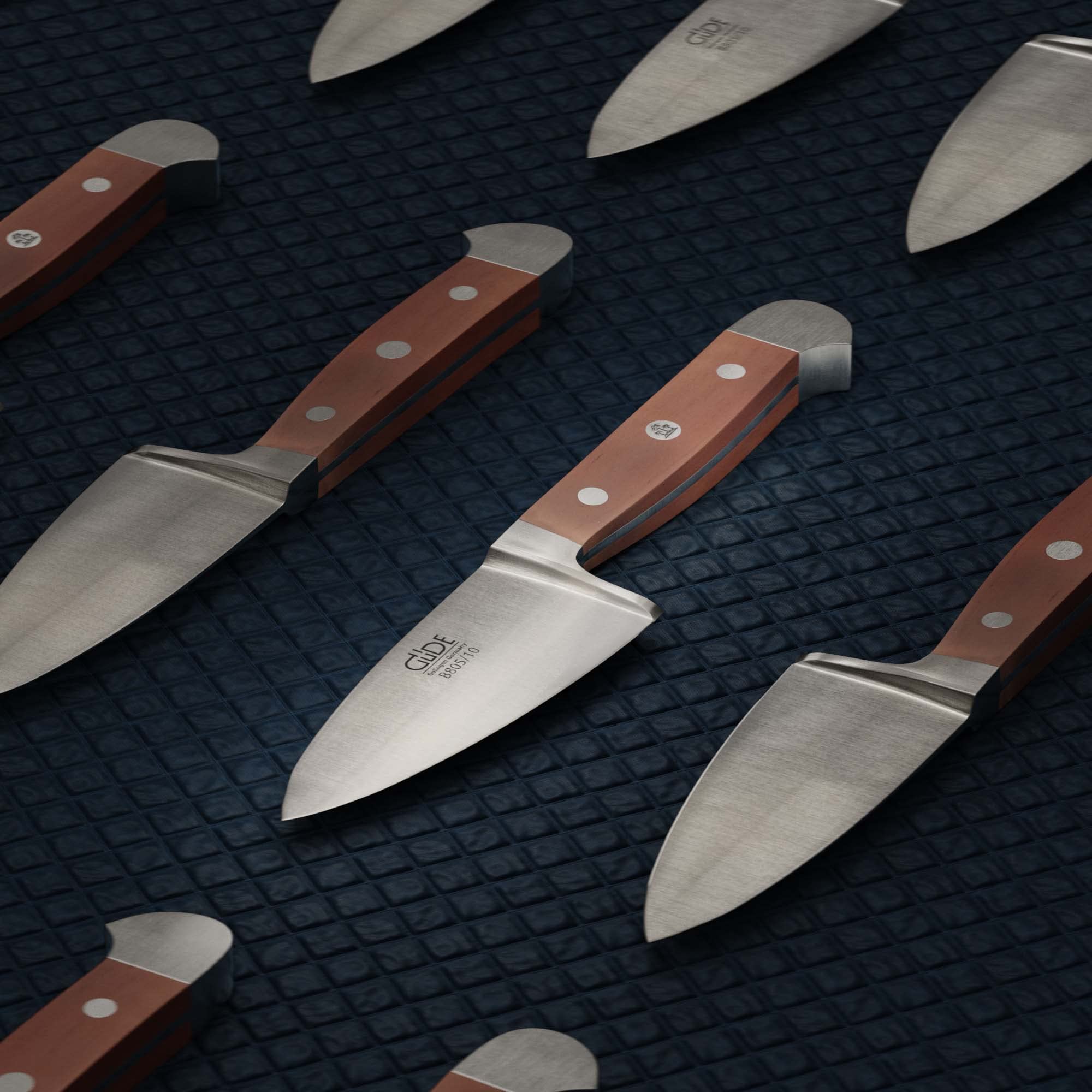 Premium Güde Alpha Pear Series Hand-Forged Cheese Knife - Solingen Germany 1910 - Ice-Hardened Steel Blade - Perfect for Cheese Boards, Charcuterie & Gourmet Entertaining