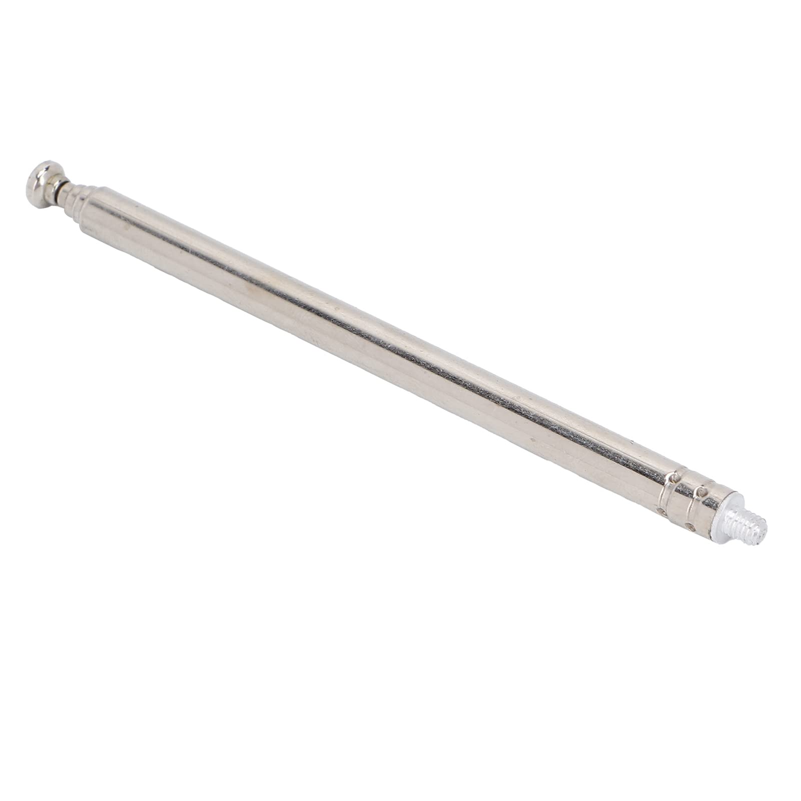 Jopwkuin Telescopic Antenna - M3 Male Thread Stainless Steel Universal Replacement Antenna for Radio, Lamp & Remote Control - Durable & Adjustable for Home, Office & DIY Projects