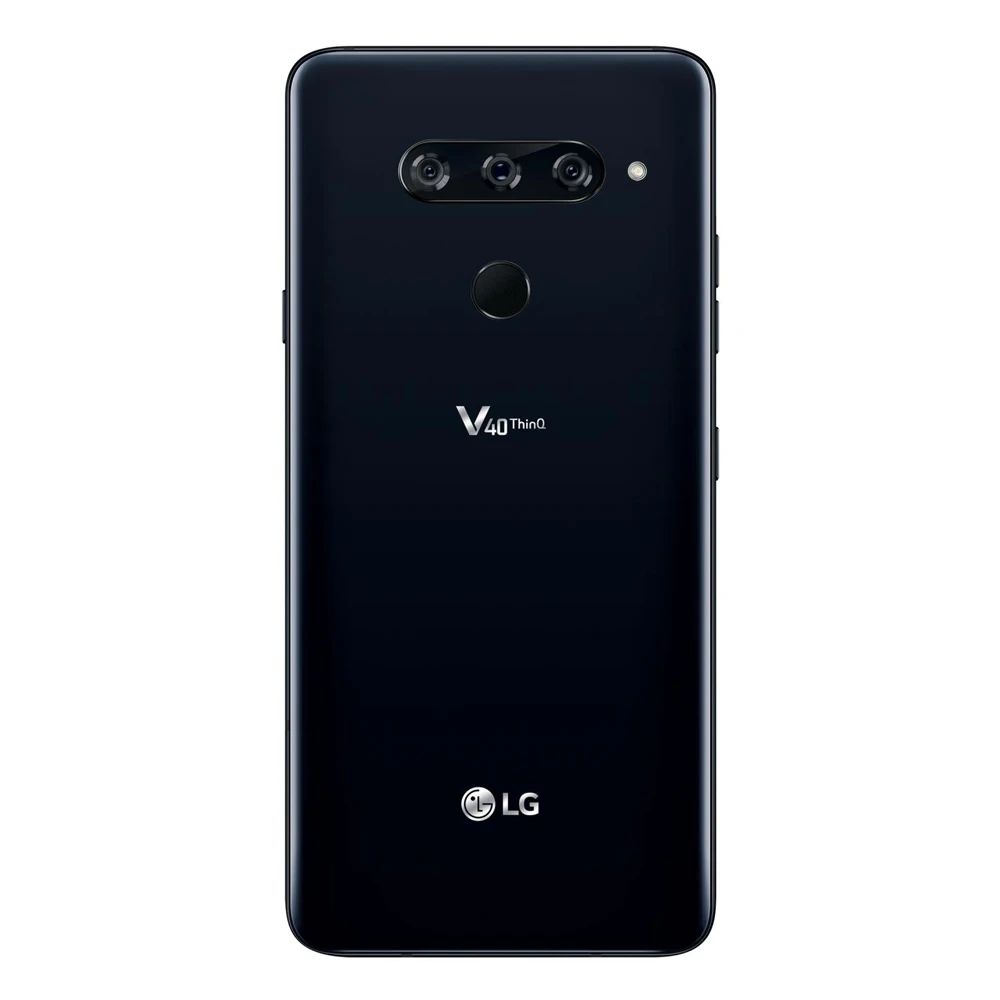 LG V40 ThinQ 64GB Unlocked Smartphone - Aurora Black | 4G LTE Android Phone with Dual Camera & Hi-Fi Quad DAC | Perfect for Streaming, Gaming & Photography