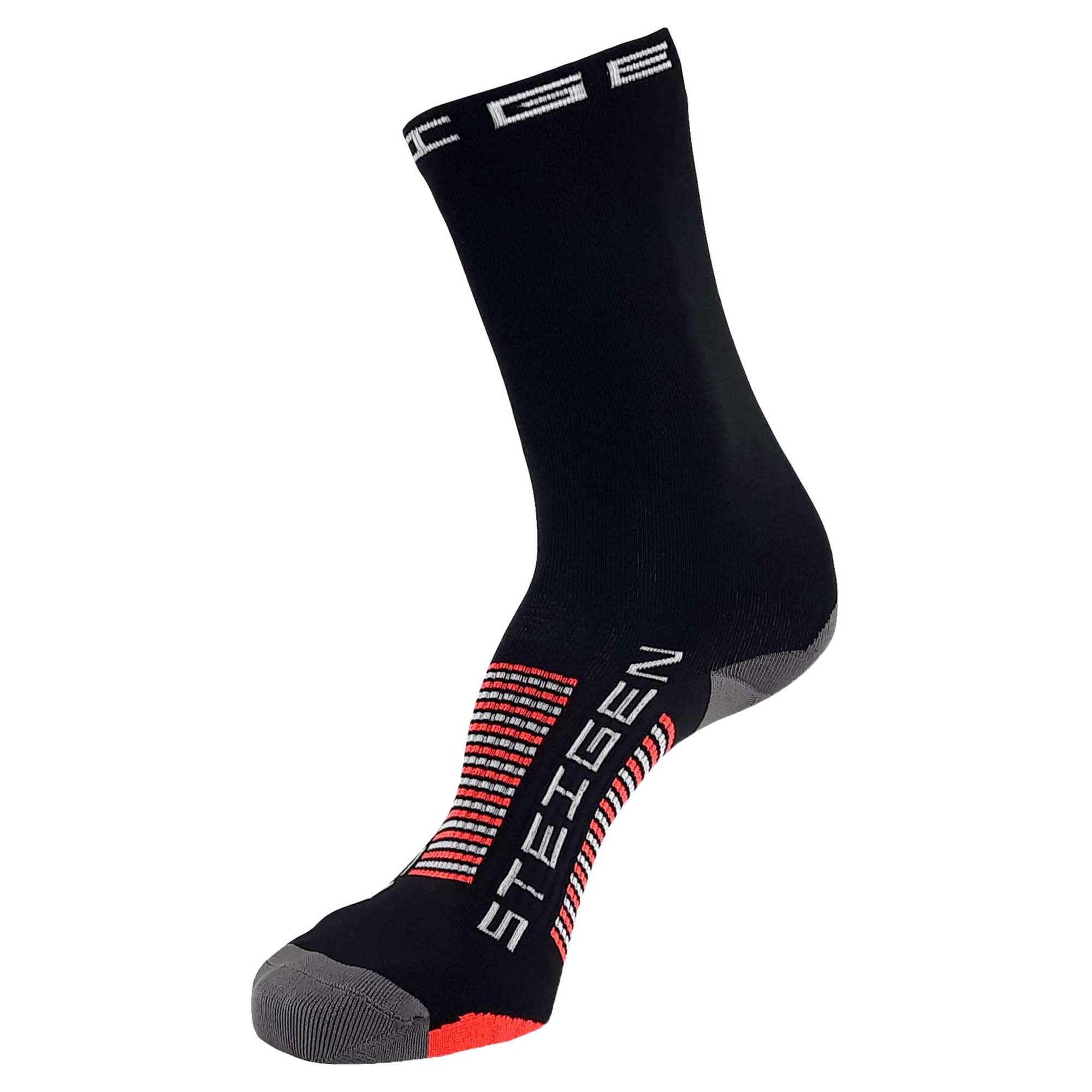 Breathable Black 3/4 Running Socks for Men & Women - Moisture Wicking Athletic Socks for Jogging, Gym Workouts & Marathon Training