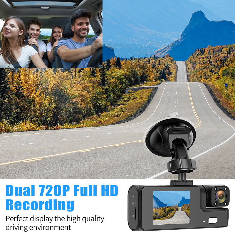 Mpow 2 Inch IPS Screen Car Dash Cam - Full HD 1080P Dashboard Camera with Night Vision, G-Sensor, Loop Recording for Vehicles (Black) | Perfect for Road Trips, Uber/Lyft Drivers & Fleet Management