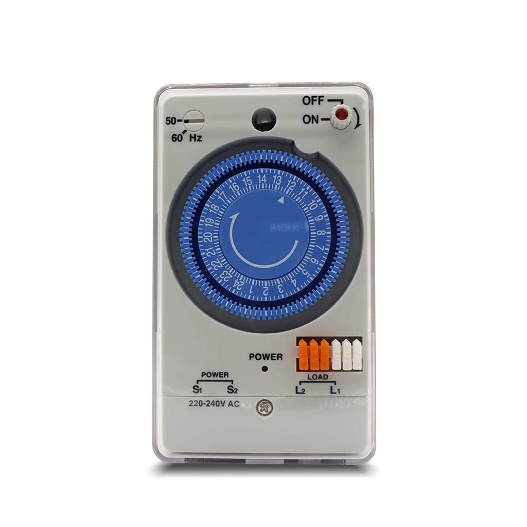 YFQHDD 220-240VAC MT178 Mechanical Timer Switch for Smart Home & Industrial Automation - Wall Mount Time Controller for Lighting, Appliances and HVAC Systems