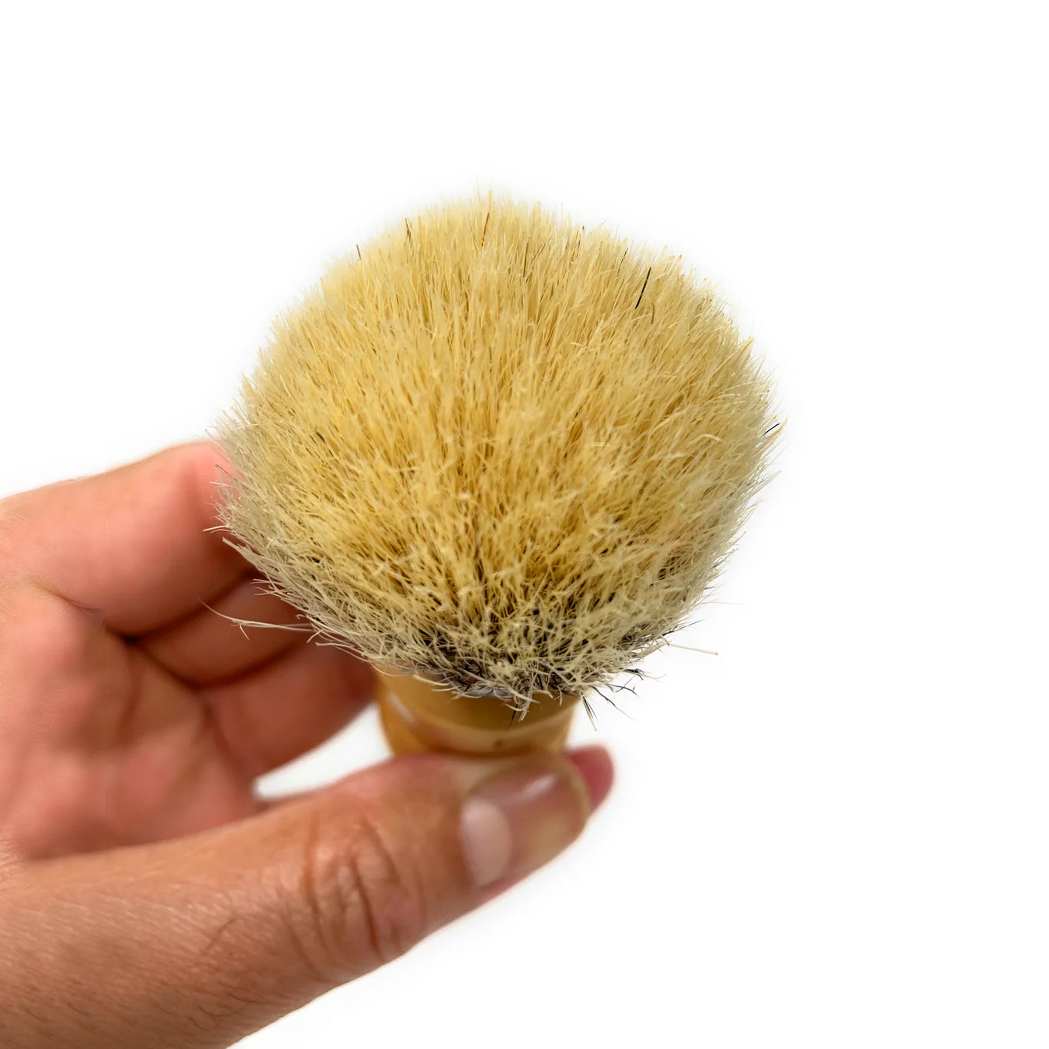 Premium Scalpmaster Boar Bristle Shaving Brush with Wooden Handle - 100% Natural Boar Bristles for Men (Model SB-15) - Perfect for Wet Shaving, Beard Grooming & Luxury Skincare Routine