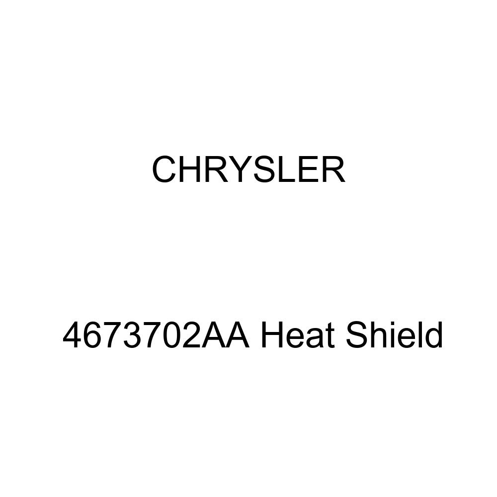 Genuine Chrysler 4673702AA Heat Shield Replacement Part - Compatible with Dodge Ram 1500 2500 3500 - Engine Exhaust Protection for Off-Road & Towing Use