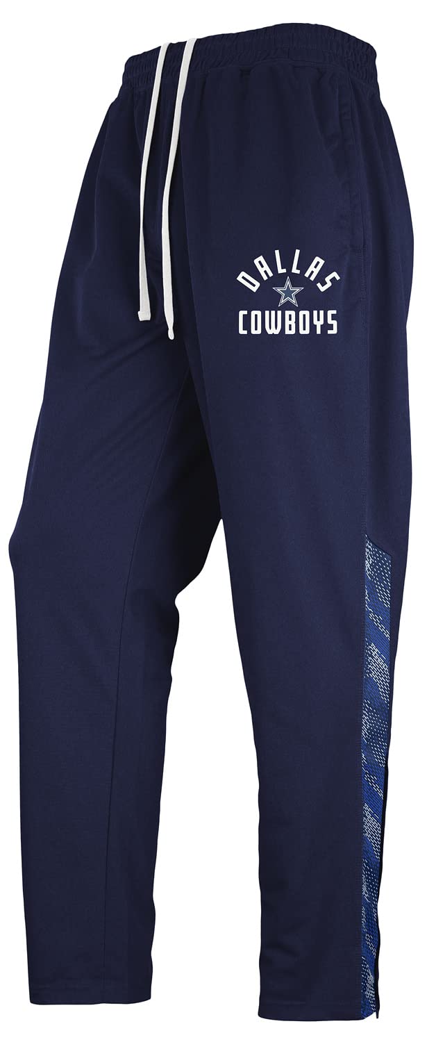 **Zubaz NFL Men's Team Color Elevated Jacquard Track Pants with Viper Accent – Comfortable & Stylish Athletic Pants for Game Day, Workout, and Casual Wear**
