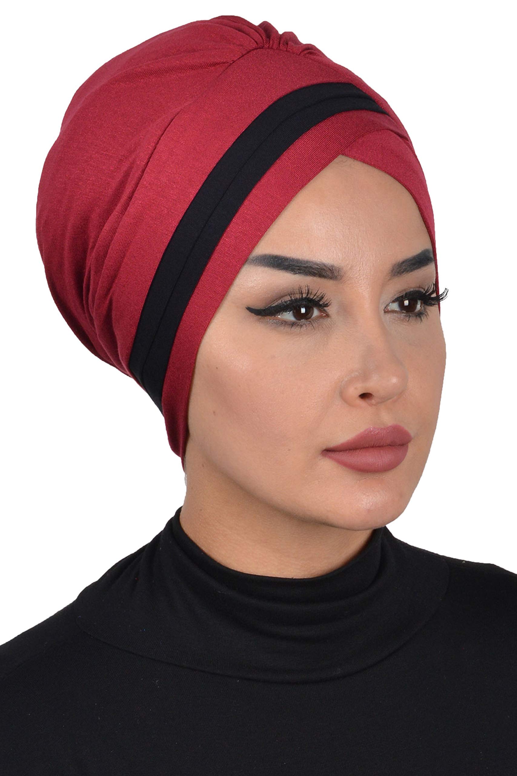Instant Turban Head Wraps for Women - Ready to Wear Head Scarf & Hijab Undercap | Fashionable Bandanas & Hair Wraps in Two Colors | Perfect for Daily Wear, Work, and Special Occasions