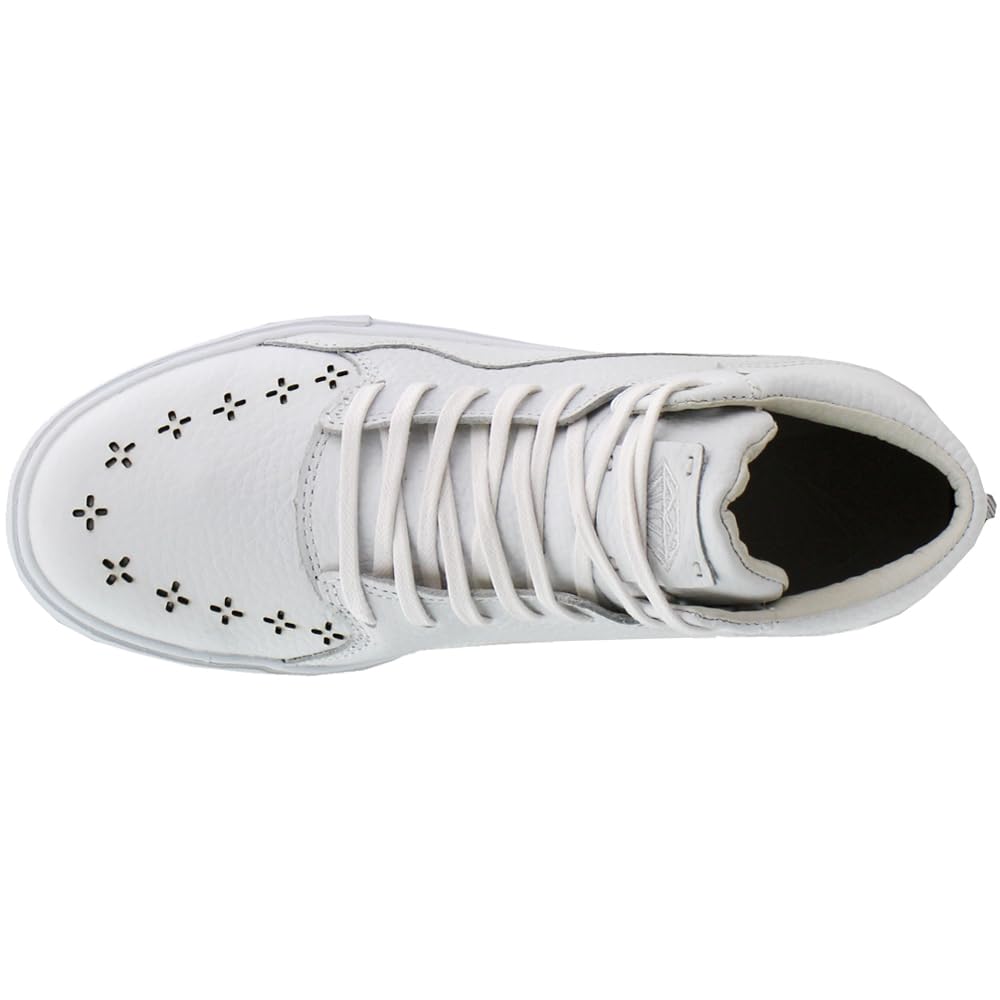 Diamond Supply Co. Men's Folk Mid Sneakers - White Casual Skate Shoes for Streetwear & Urban Fashion | Perfect for Skating, Daily Wear & Sneaker Collectors