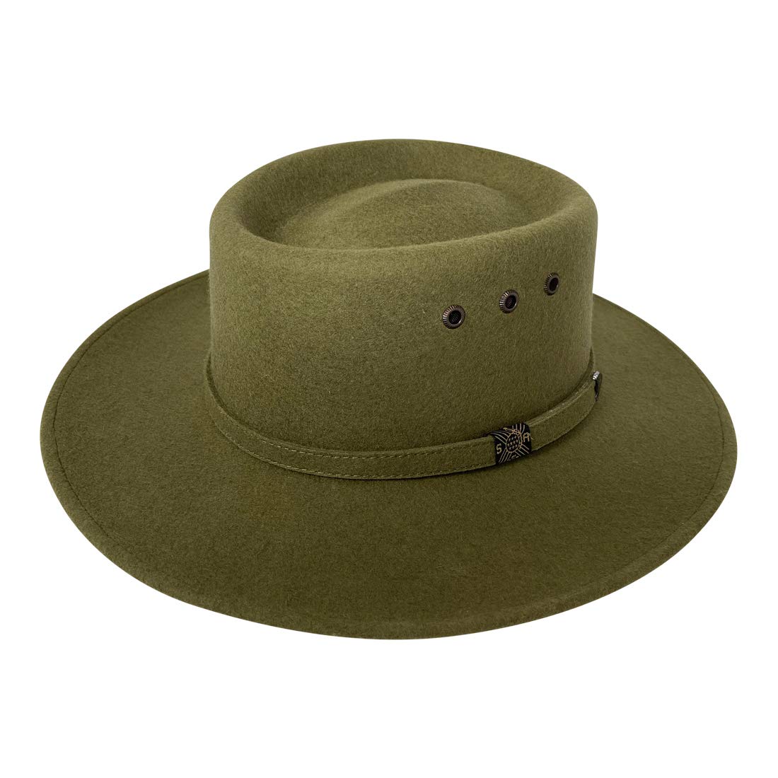 San Andreas Exports Handmade Oaxacan Sheep's Wool Angel Eyes Wide Brim Hat - Perfect for Beach, Sun Protection & Boho Fashion