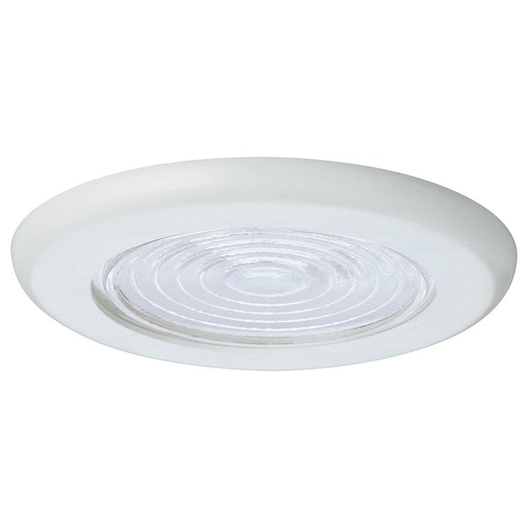 6 Inch Fresnel Recessed Shower Light Trim - Waterproof LED Bathroom Ceiling Light for Shower, Bath, Spa & Sauna - Damp Rated, Energy Efficient Lighting Solution