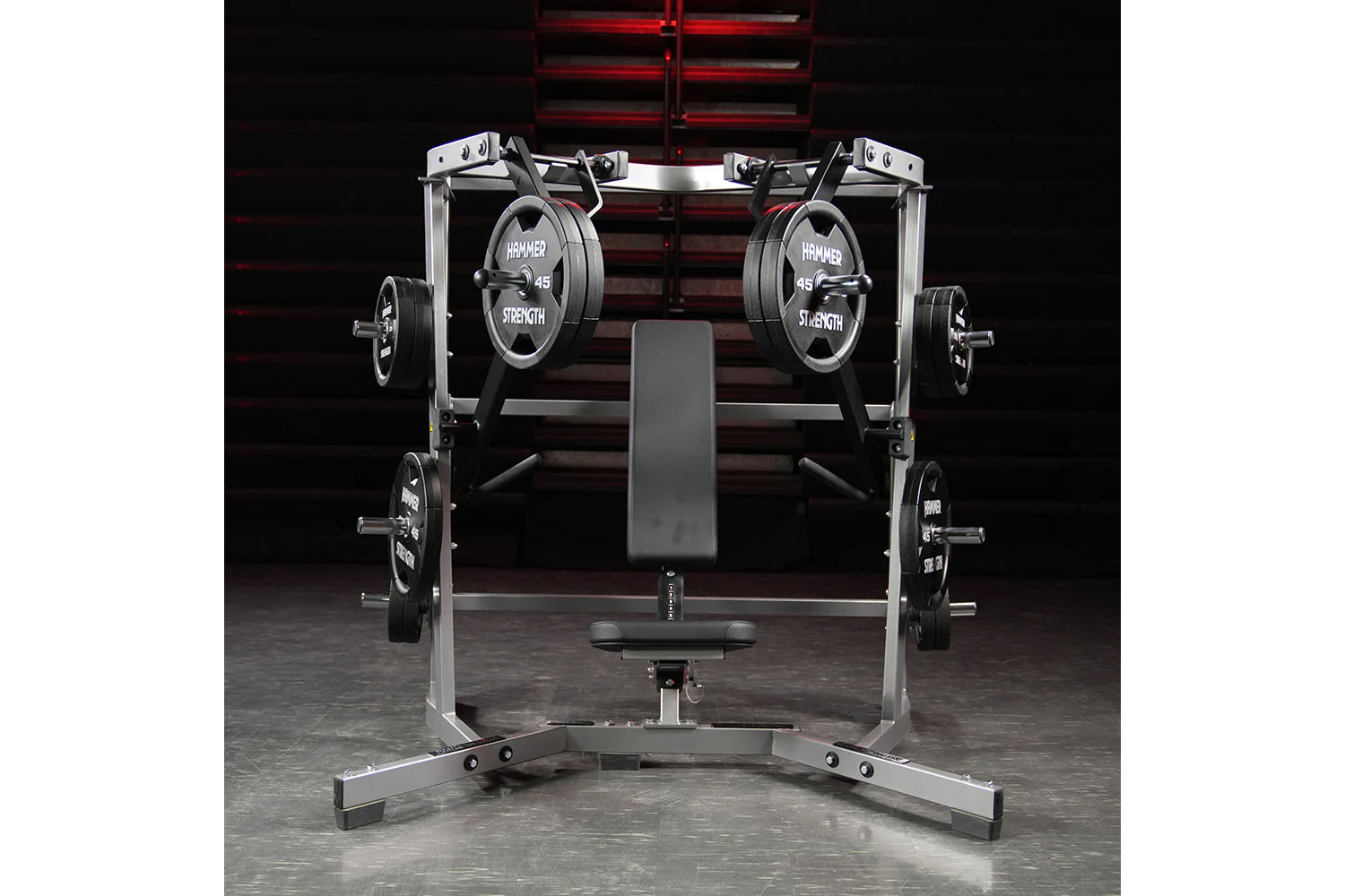 Hammer Strength Plate Loaded Iso-Lateral Wide Chest Press Machine - Gym Strength Training Equipment for Home & Commercial Use - Perfect for Chest Workouts, Bodybuilding & Fitness Training