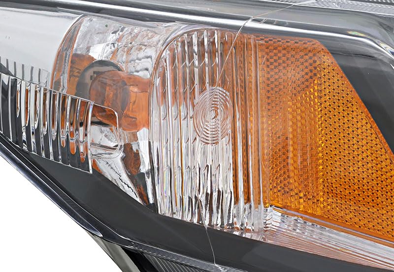 Honda Civic Headlight Replacement 2013-2015 Right Passenger Side Halogen Lamp - Perfect for Night Driving & Foggy Conditions