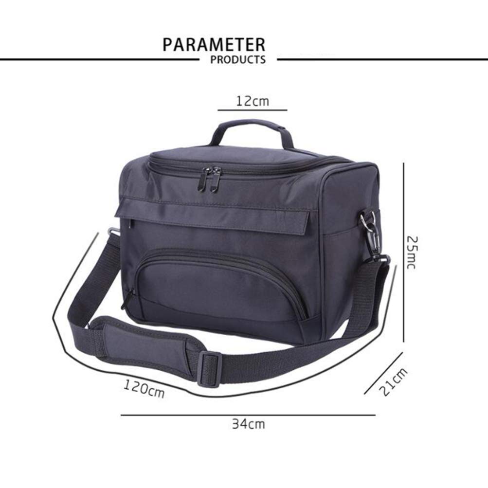 HOMSFOU Large Men's Travel Toiletry Bag - Barber Hairstyling Case & Makeup Organizer for Men - Durable Tote Storage Bag for Travel, Gym, and Business Trips