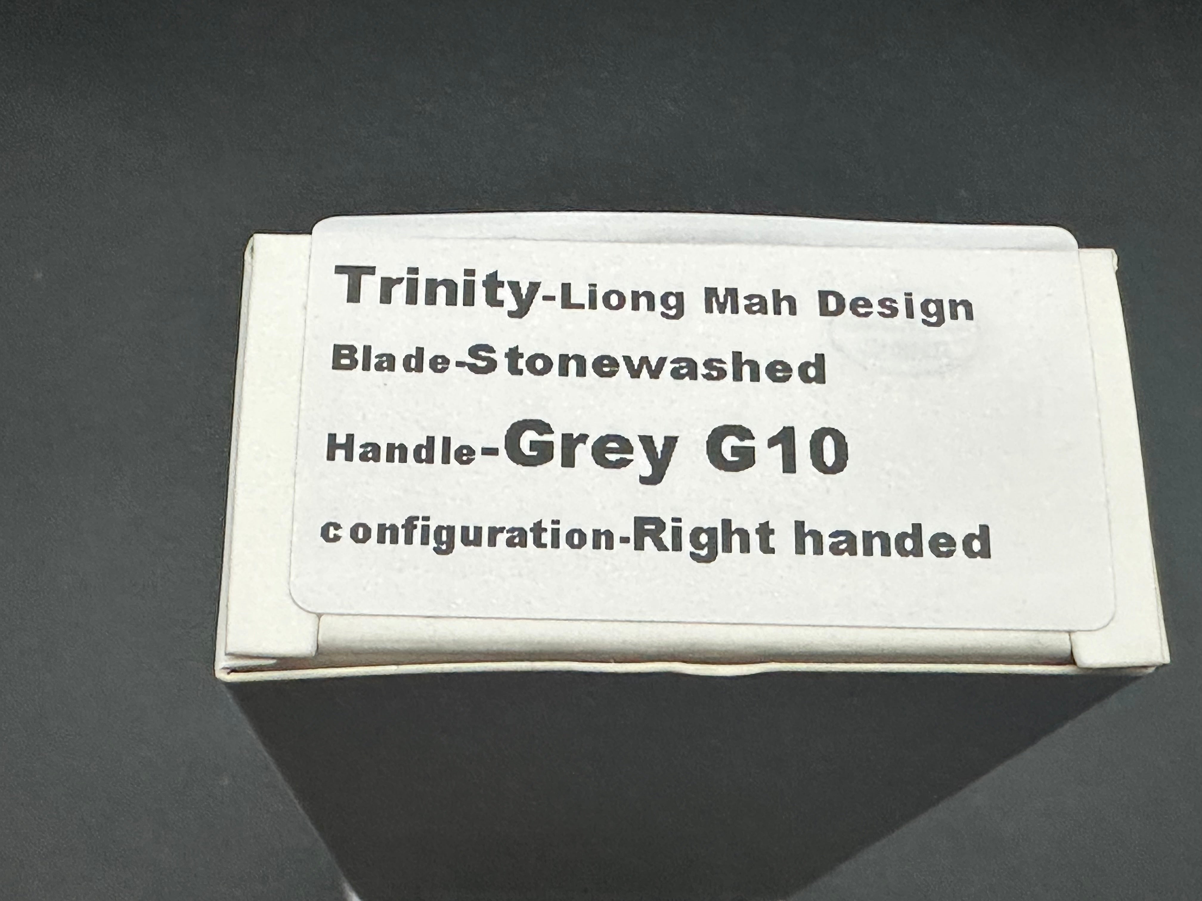 Eutektik Trinity Grey G10 Folding Knife - New in Box | Includes LTK Koozie, Patch & Sticker | Perfect for Outdoor Camping, Hiking and Everyday Carry (EDC)