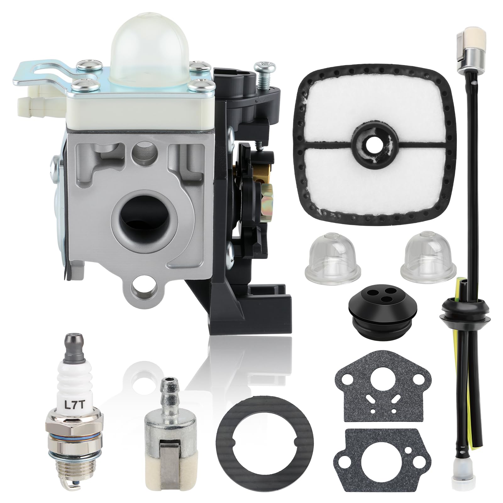 Premium Carburetor RB-K92A for Zama RB-K92/RB-K92A - Compatible with Echo HC152 & Shindaiwa DH232/DH235/HT232 Hedge Trimmers - Replacement Parts A021001671, A021001672, A021001673, A021004740 - Perfect for Landscaping & Garden Maintenance