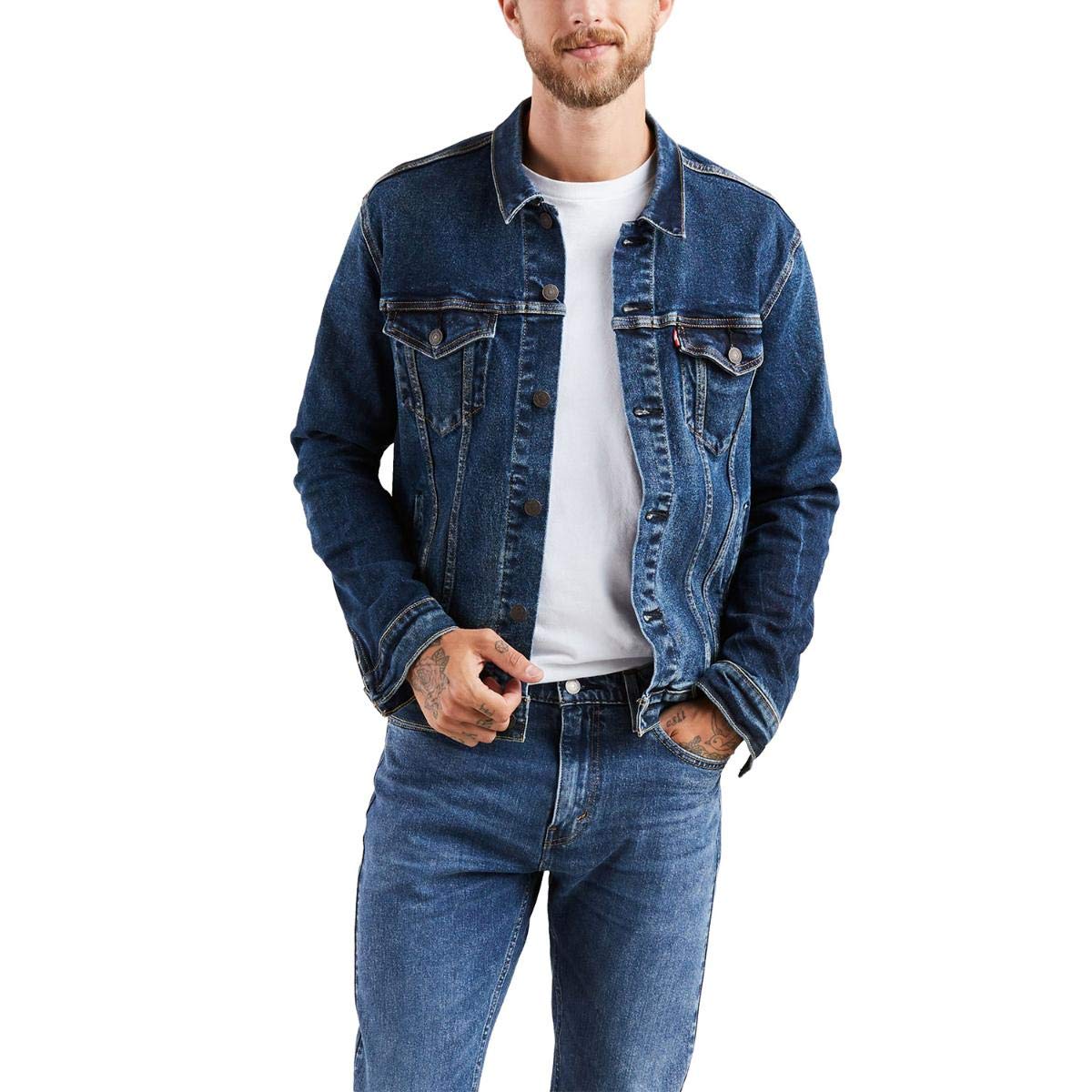 Levi's Men's Denim Trucker Jacket - Classic Fit, Big & Tall Sizes Available - Perfect for Casual Outfits & Layering