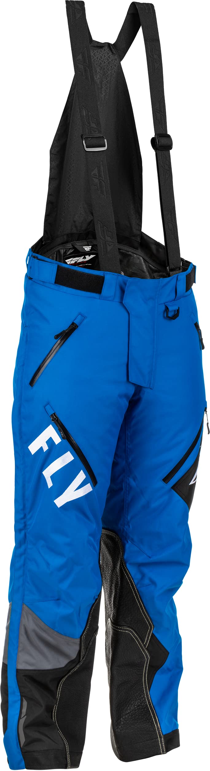 Fly Racing 2022 SNXPro Snow Bike Pants for Men - Waterproof Winter Motorcycle Pants (Black/Grey/Blue, XX-Large) - Ideal for Snowmobiling, Dirt Biking & Cold Weather Riding