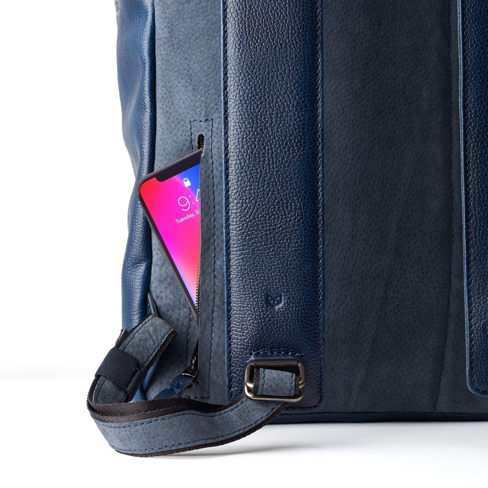 Stylish Men's Laptop Backpack - Waterproof Travel Rucksack & Minimalist Daypack for Work, College & Urban Commute | Durable Camera Bag & Bookbag | Perfect Gift for Professionals & Students (Ocean Blue)