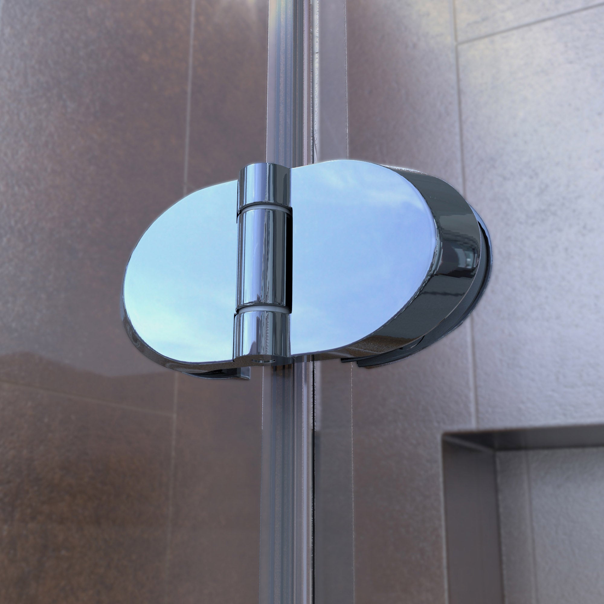 DreamLine Aqua Fold 36x36x76.75 Inch Frameless Bi-Fold Shower Door with Shower Base & QWALL 5 Backwall Kit - Modern Bathroom Upgrade for Small Spaces & Apartment Remodels