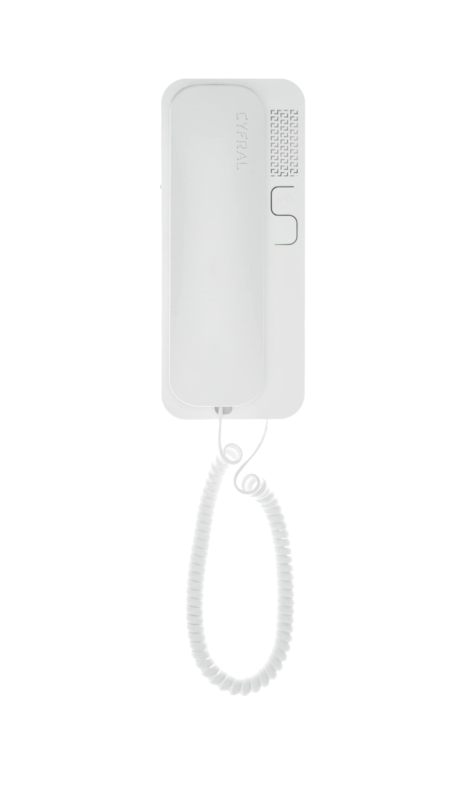 Cyfral Smart5p Smart 5p Intercom System - 4 Plus N Model for Apartments (4,5,6 Wire Installation) in White | Secure Home & Office Communication Solution