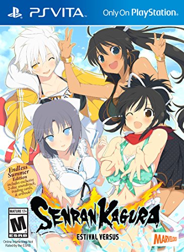Senran Kagura Estival Versus - Endless Summer Edition PS Vita Game | Anime Action Adventure | Perfect for Summer Gaming & Anime Fans