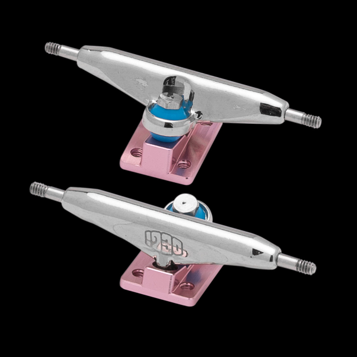 DeliDecks 34mm Fingerboard Trucks - Hex Hybrid Trux for Tech Deck & Finger Skateboarding | Perfect for Tricks, Stunts & Mini Skateboard Practice