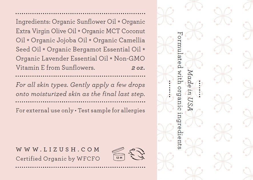 Organic Facial Oil for Hydration & Anti-Aging | Natural Skin Care Moisturizer | Perfect for Dry Skin & Night Routine