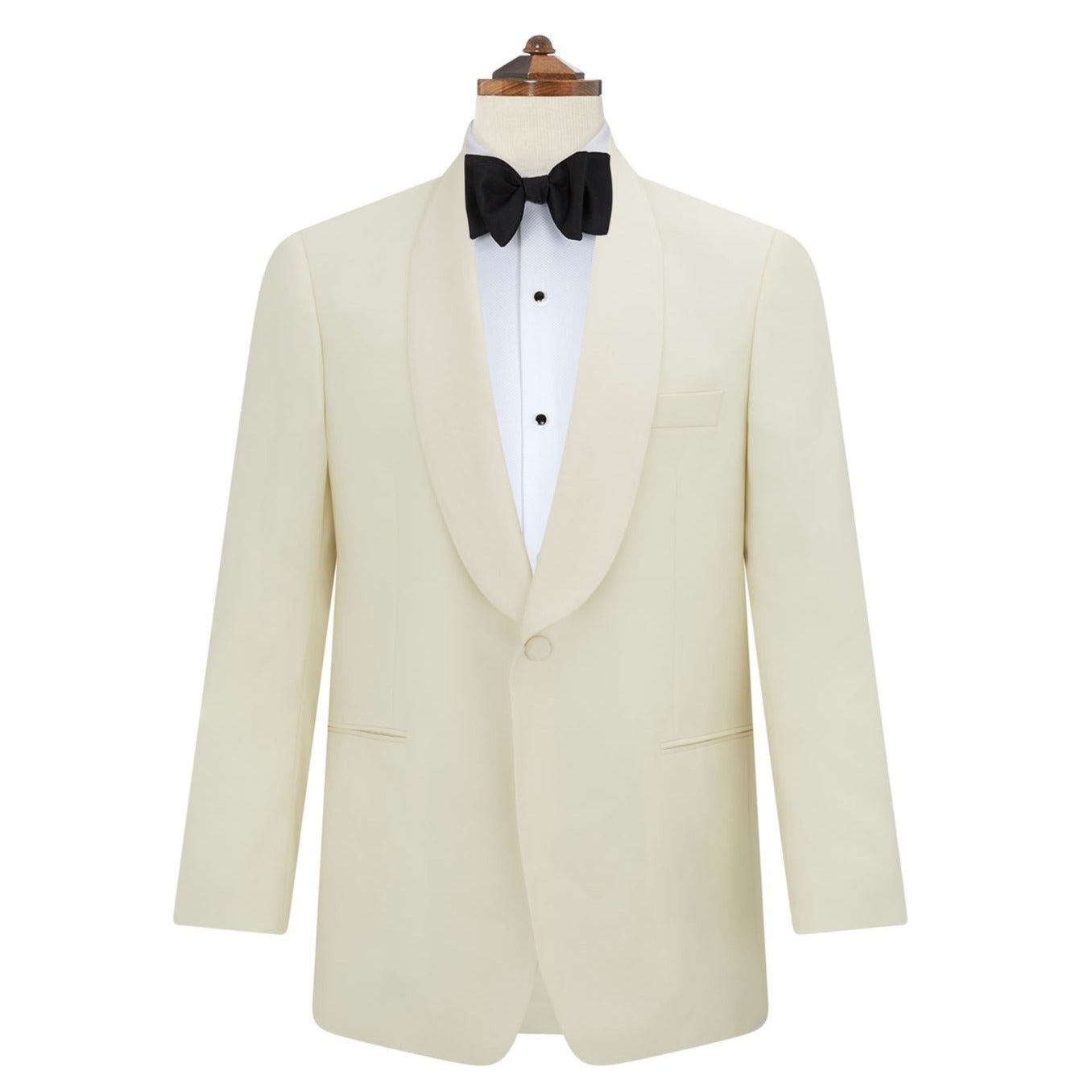 Elegant Devere Cream Dinner Jacket for Men | Formal Tuxedo Blazer for Weddings, Prom & Black Tie Events