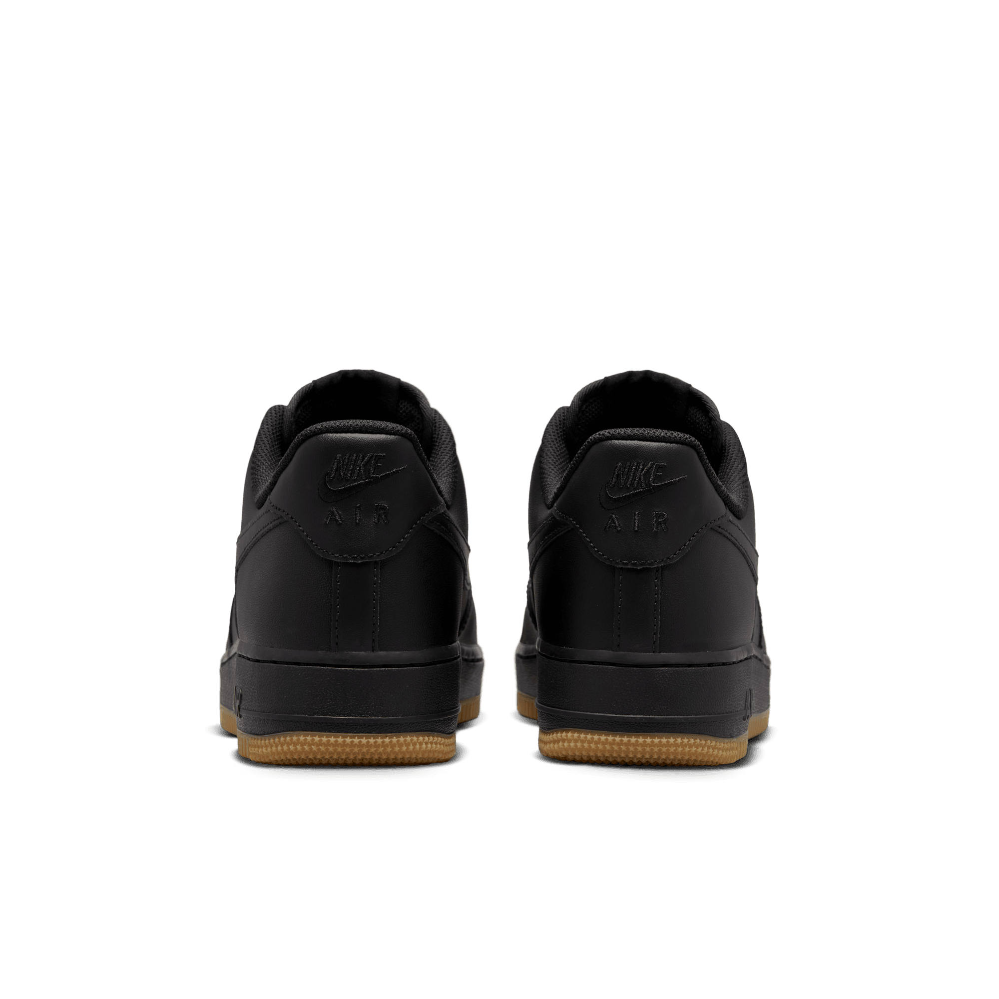 Nike Air Force 1 '07 Sneakers - Black Gum Sole - Men's/Women's Basketball Shoes - Perfect for Casual Wear, Street Style & Everyday Comfort