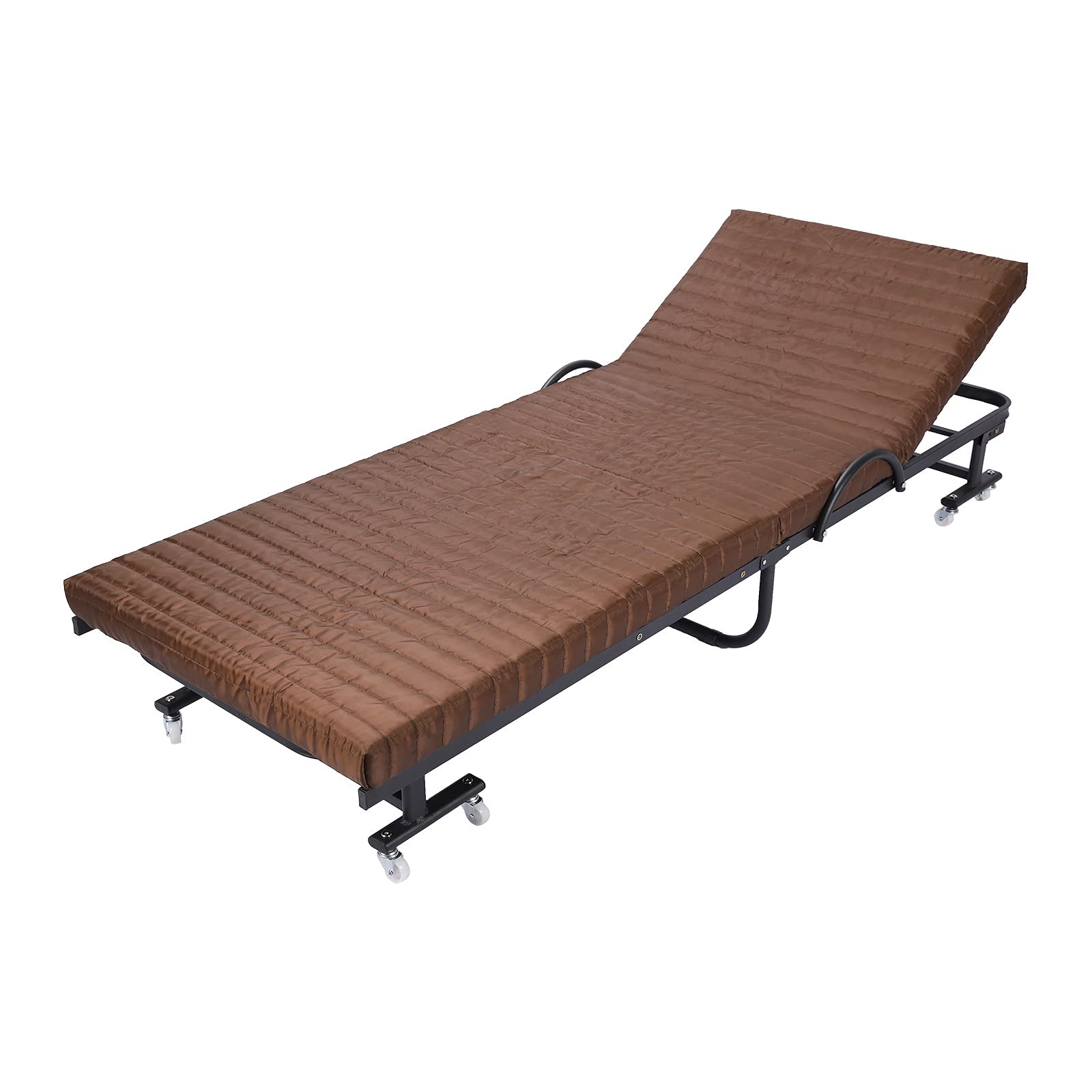 Foldable Portable Bed for Adults - 2-Fold Compact Design, 90cm Wide - Perfect for Office Lounges, Home Naps & Travel Use