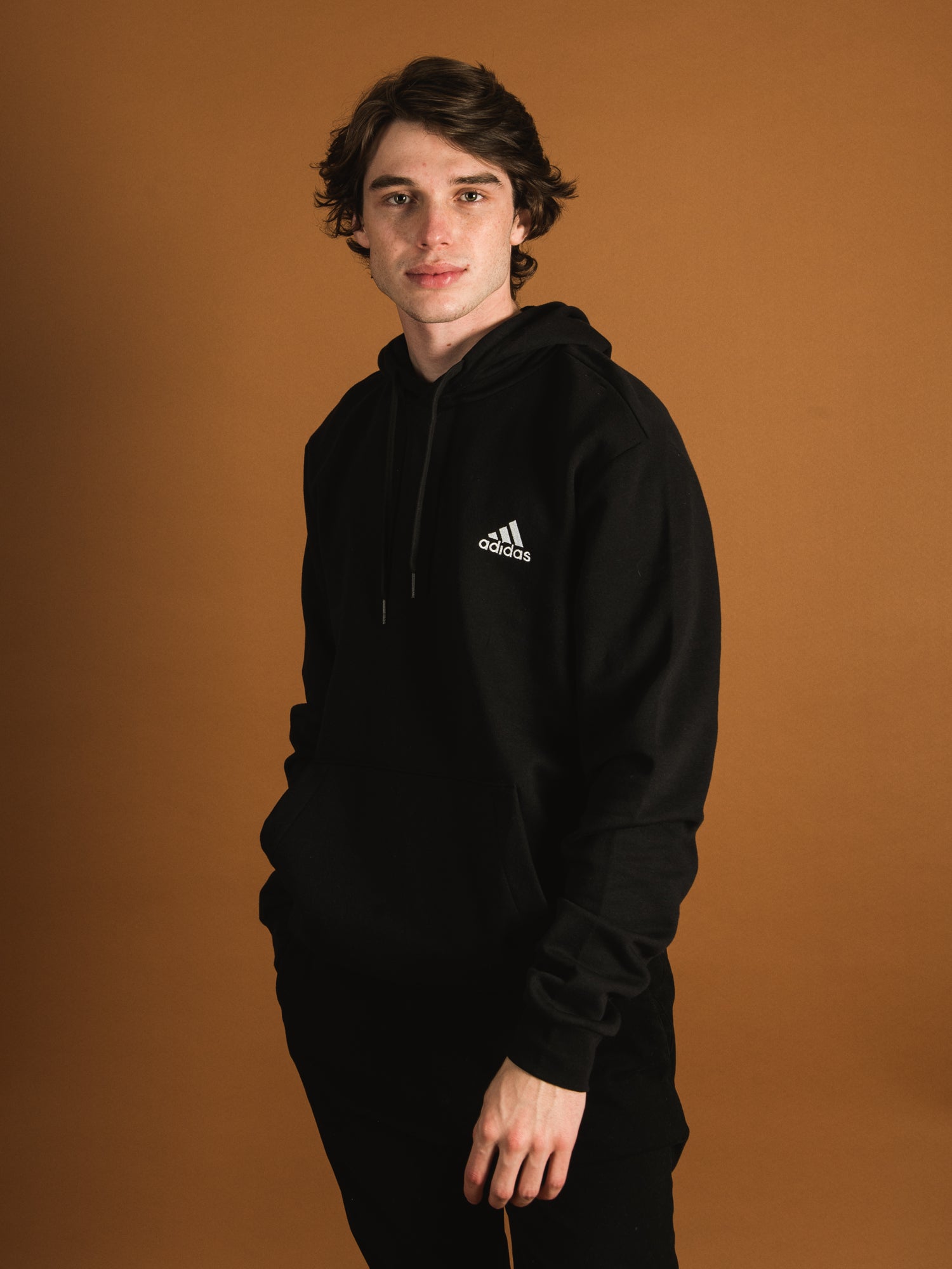Adidas FeelCozy Hoodie for Men & Women - Soft Fleece Pullover with Kangaroo Pocket - Perfect for Casual Wear, Gym & Outdoor Activities