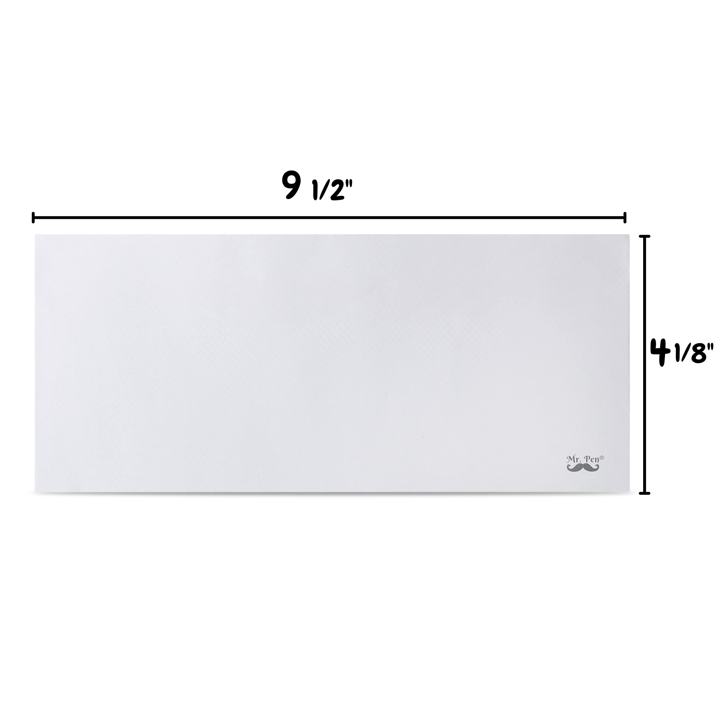 Mr. Pen Security Envelopes #10 - 50 Pack Business Peel & Seal Self-Sealing Envelopes (No 10 Size) for Mailing Checks, Documents & Confidential Letters | Office & Home Use