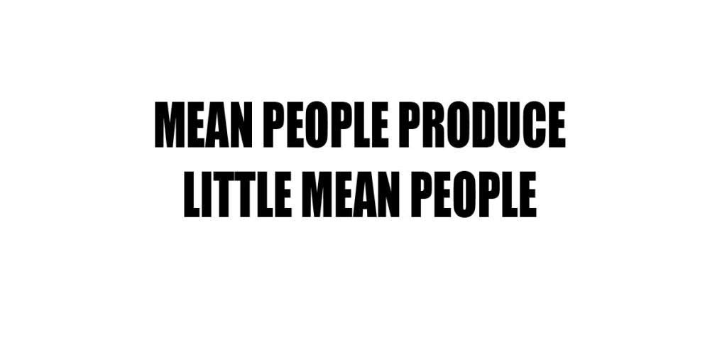 Mean People Produce Little Mean People Decal - Funny Vinyl Sticker for Car, Laptop, Wall - Perfect for Home, Office & School Decor