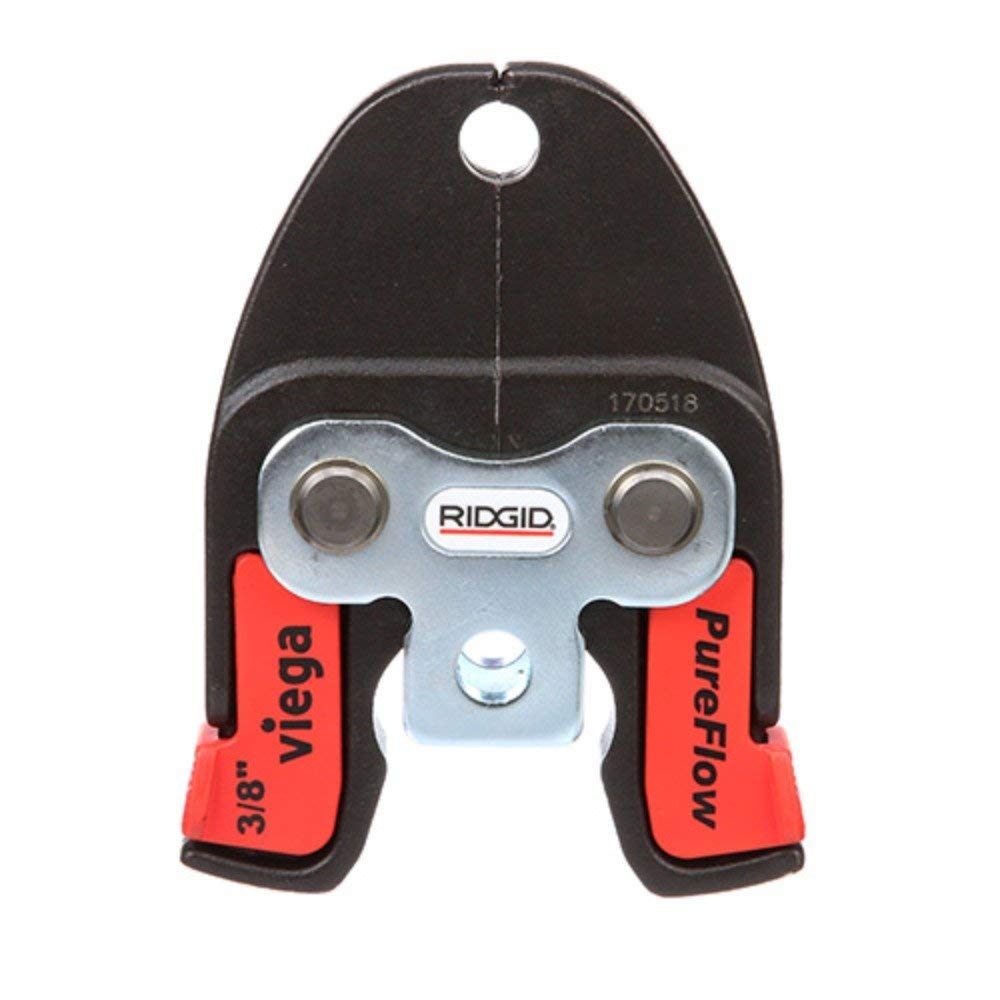 Ridgid 17003 3/8-Inch Compact Jaw for Pureflow Press Tool - High-Quality Plumbing Press Fitting Accessory for PEX, Copper & Stainless Steel Pipes - Perfect for DIY Home Repairs & Professional Plumbing Installations
