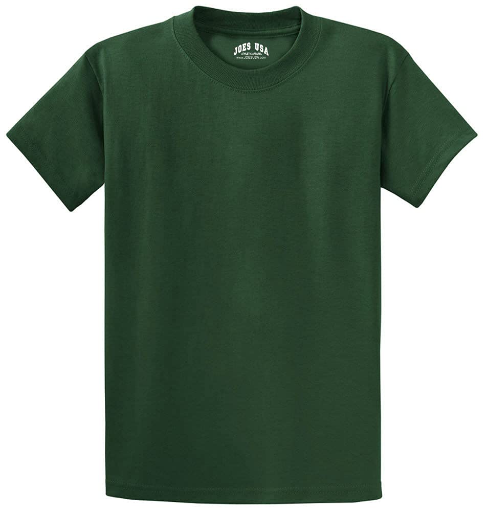 Premium 100% Cotton Heavyweight T-Shirt for Men - 6.1 oz Soft Breathable Fabric - Regular, Big & Tall Sizes - Perfect for Casual Wear, Gym & Everyday Comfort