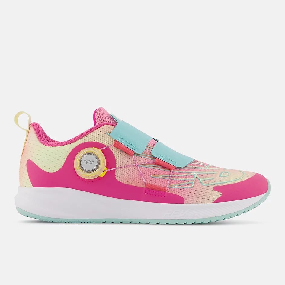New Balance FuelCore Reveal v3 Boa Youth Sneakers - Hi Pink Running Shoes for Girls | Lightweight & Comfortable for School, Sports & Everyday Wear